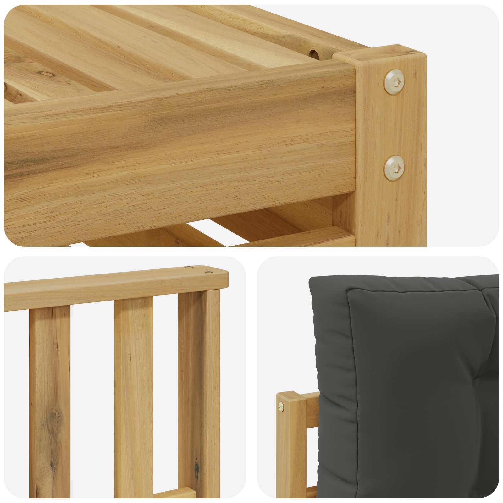 Sofa-Sets Massief Acaciahout image 6