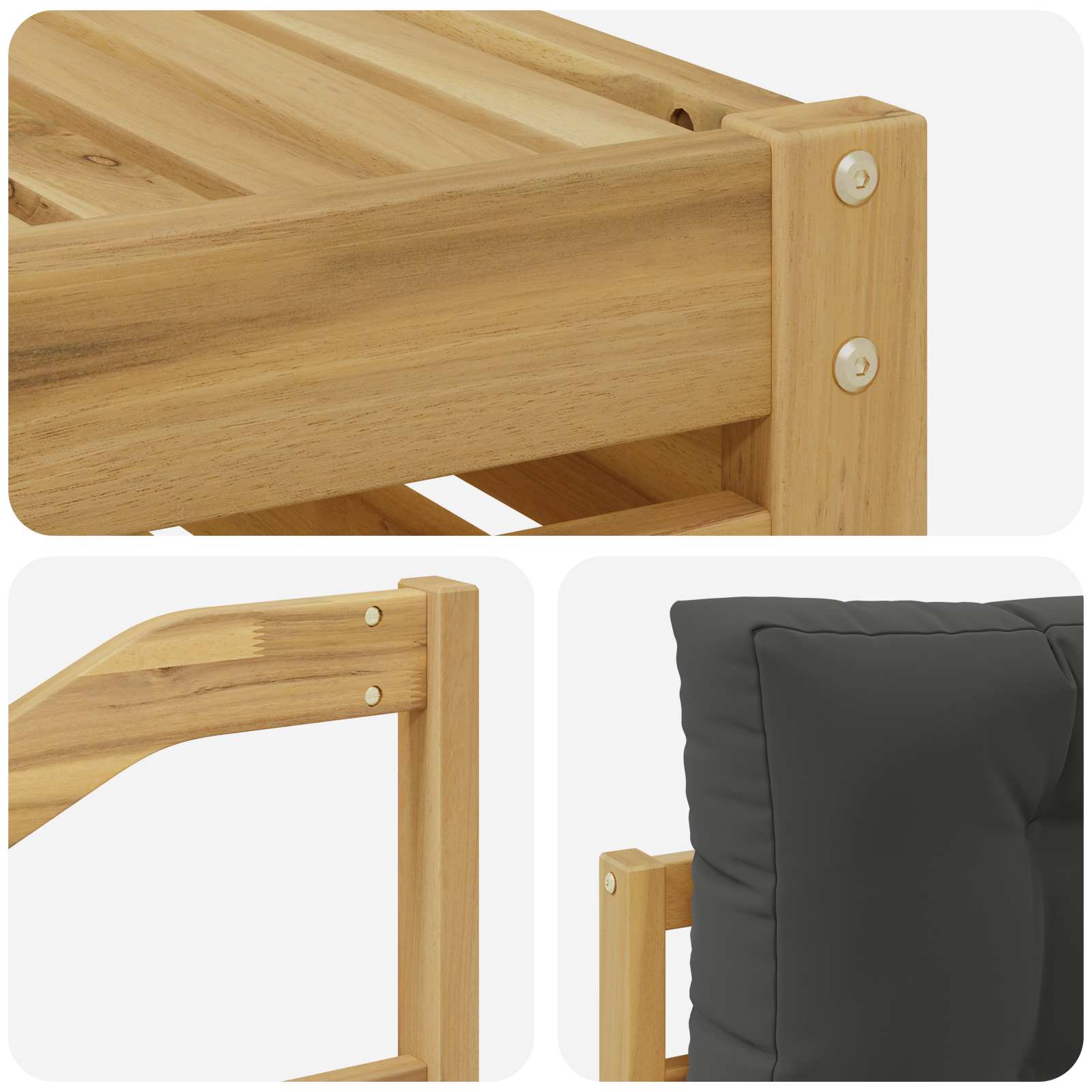 Sofa-Sets Massief Acaciahout image 6