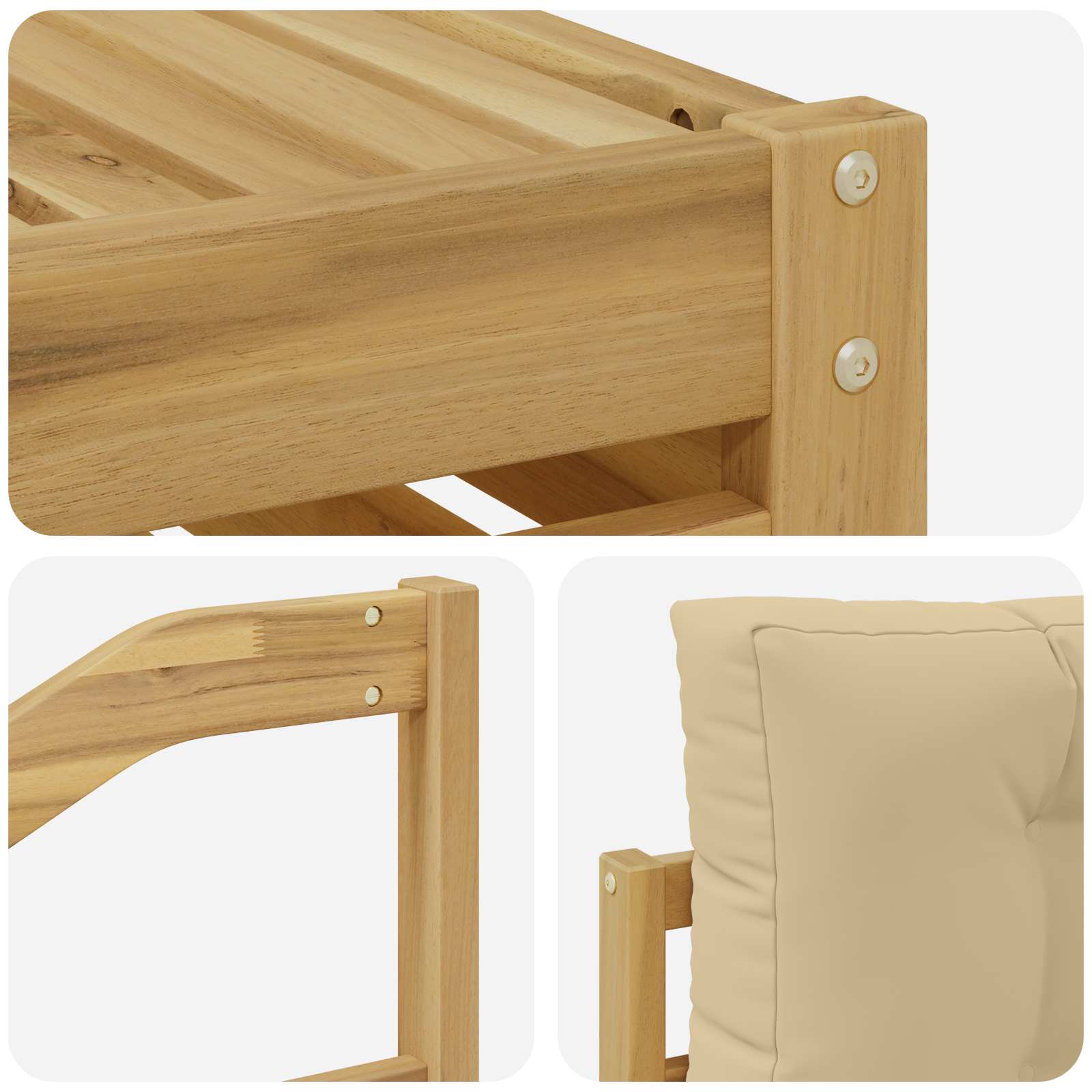 Sofa-Sets Massief Acaciahout image 6