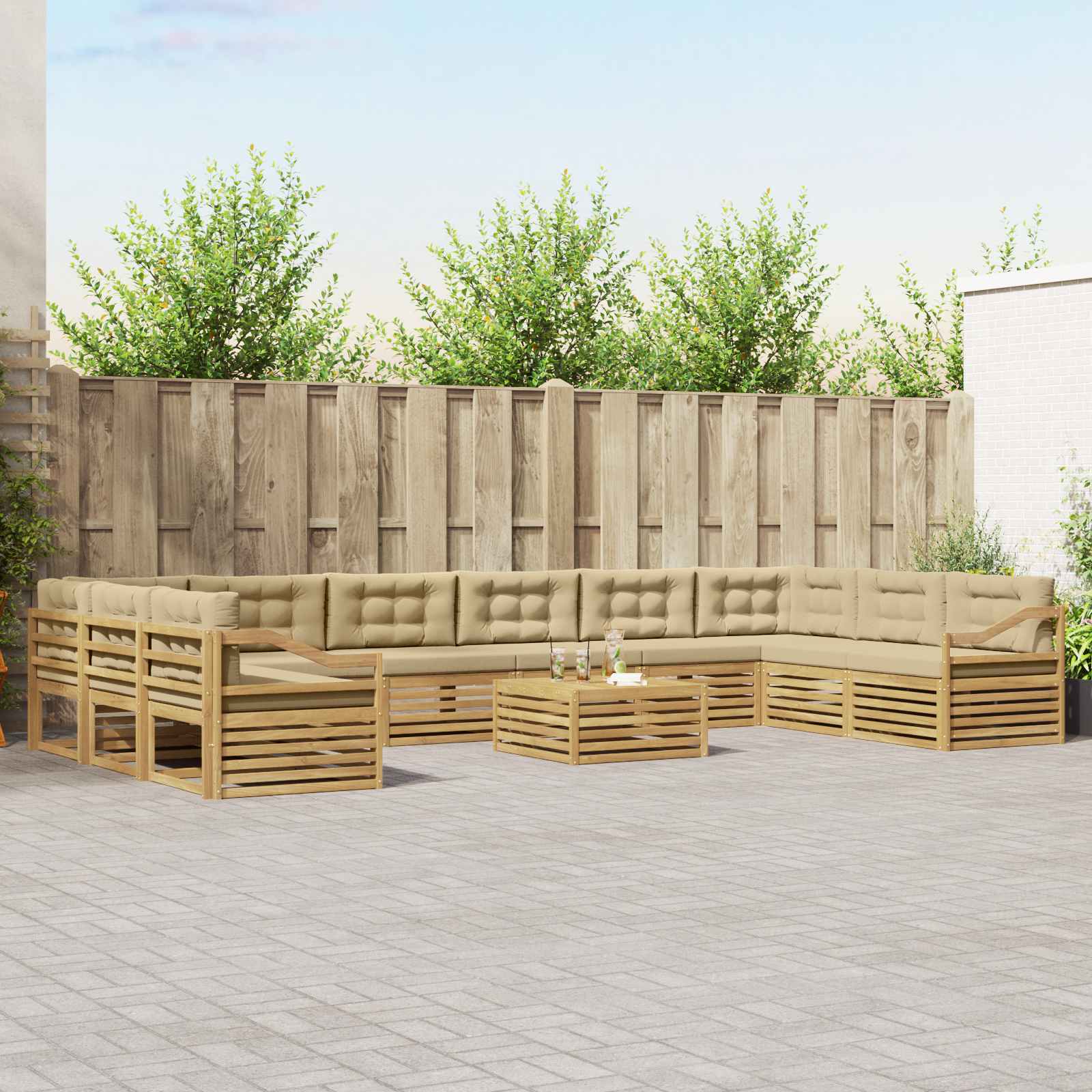 Sofa-Sets Massief Acaciahout image 1