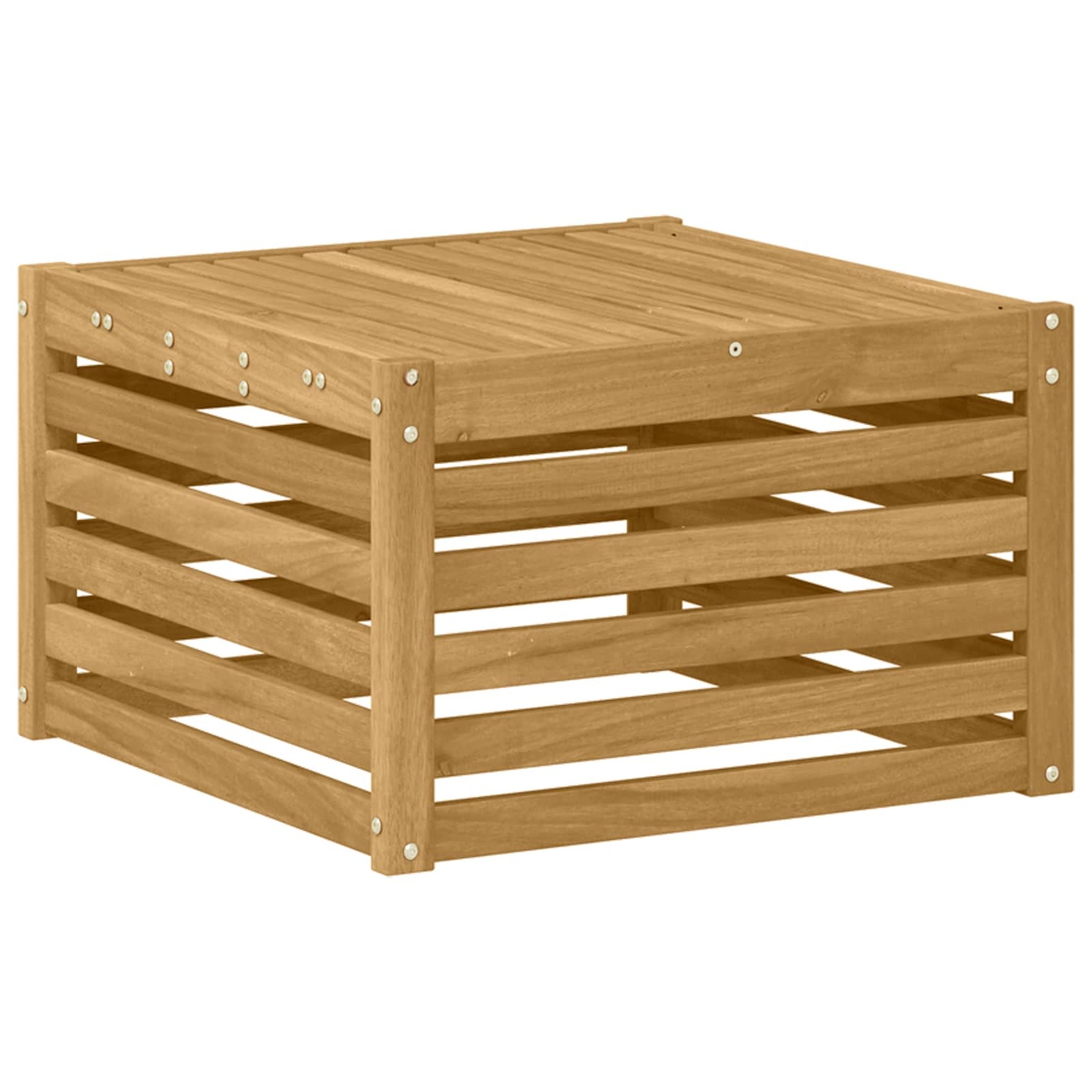 Buiten bankenset 5 pcs Wit Massief Acaciahout image 4