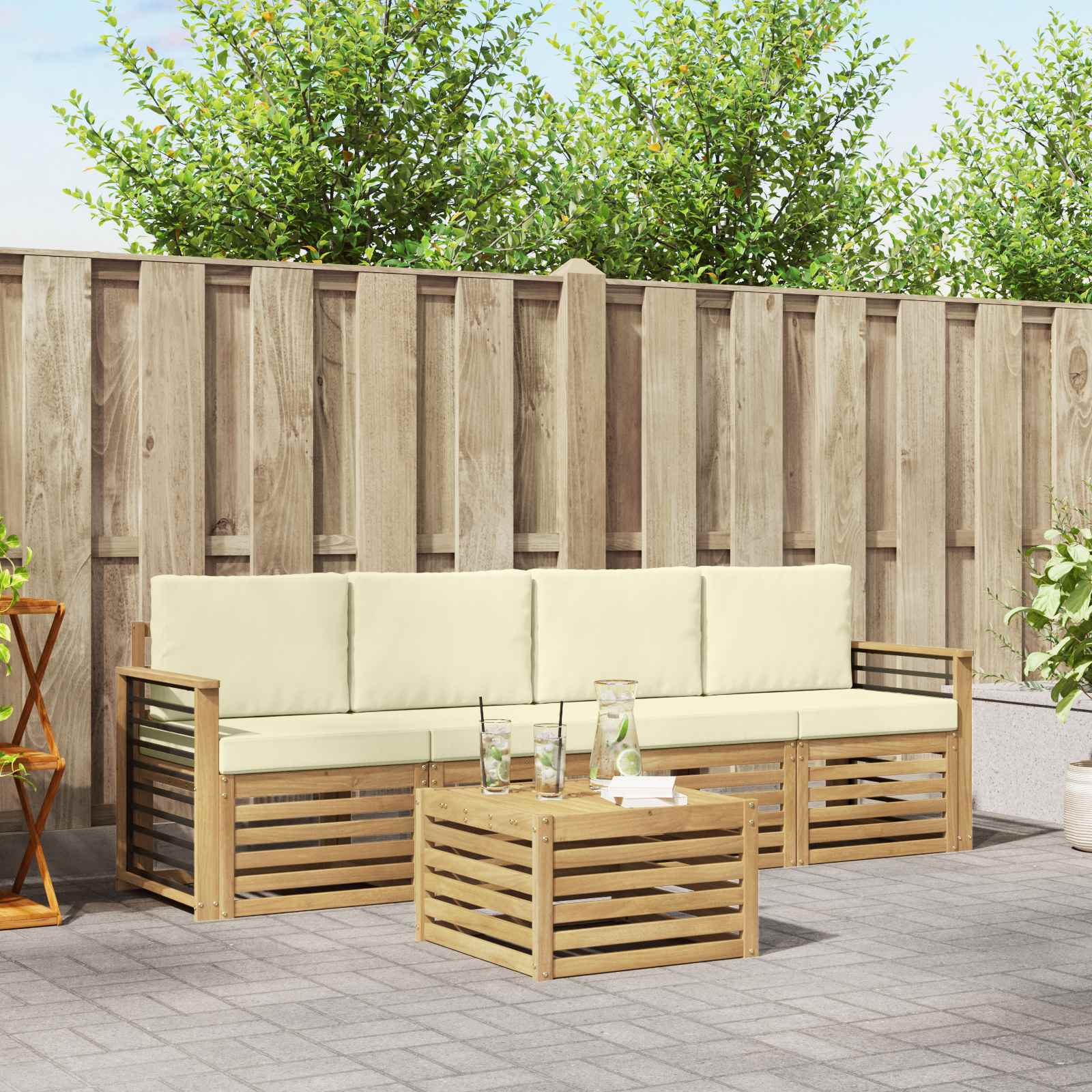 Sofa-Sets Massief Acaciahout image 1