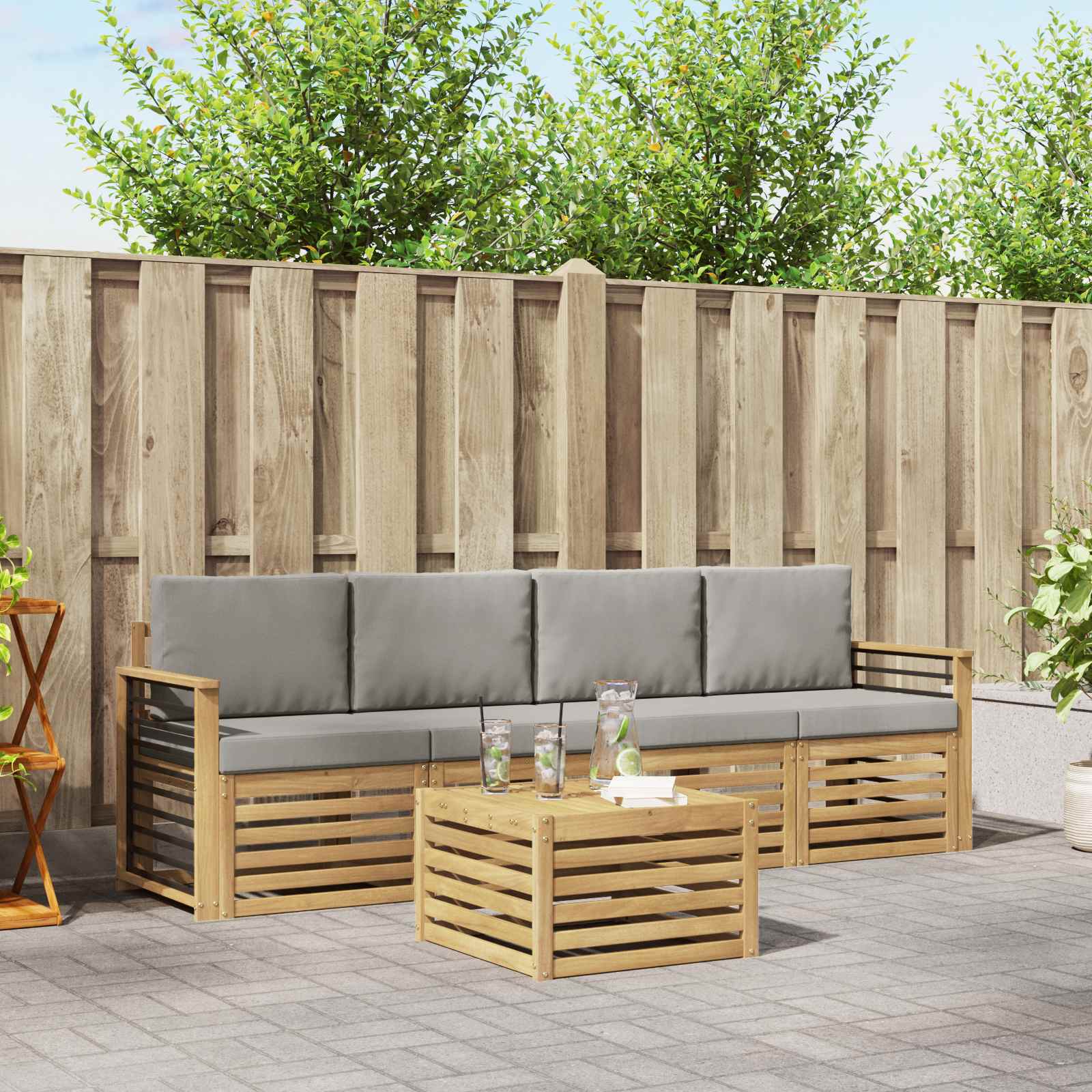 Sofa-Sets Massief Acaciahout image 1