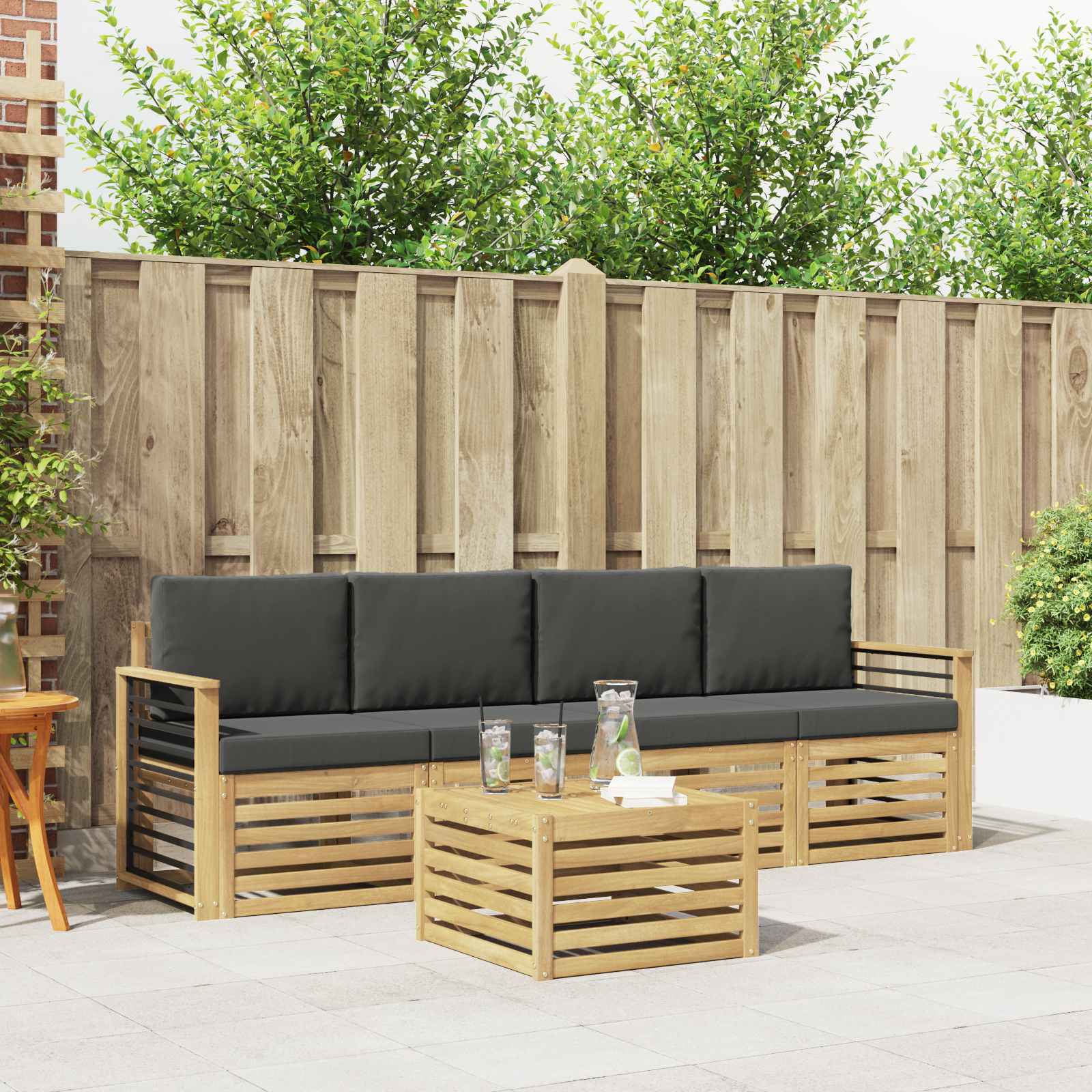 Sofa-Sets Massief Acaciahout image 1