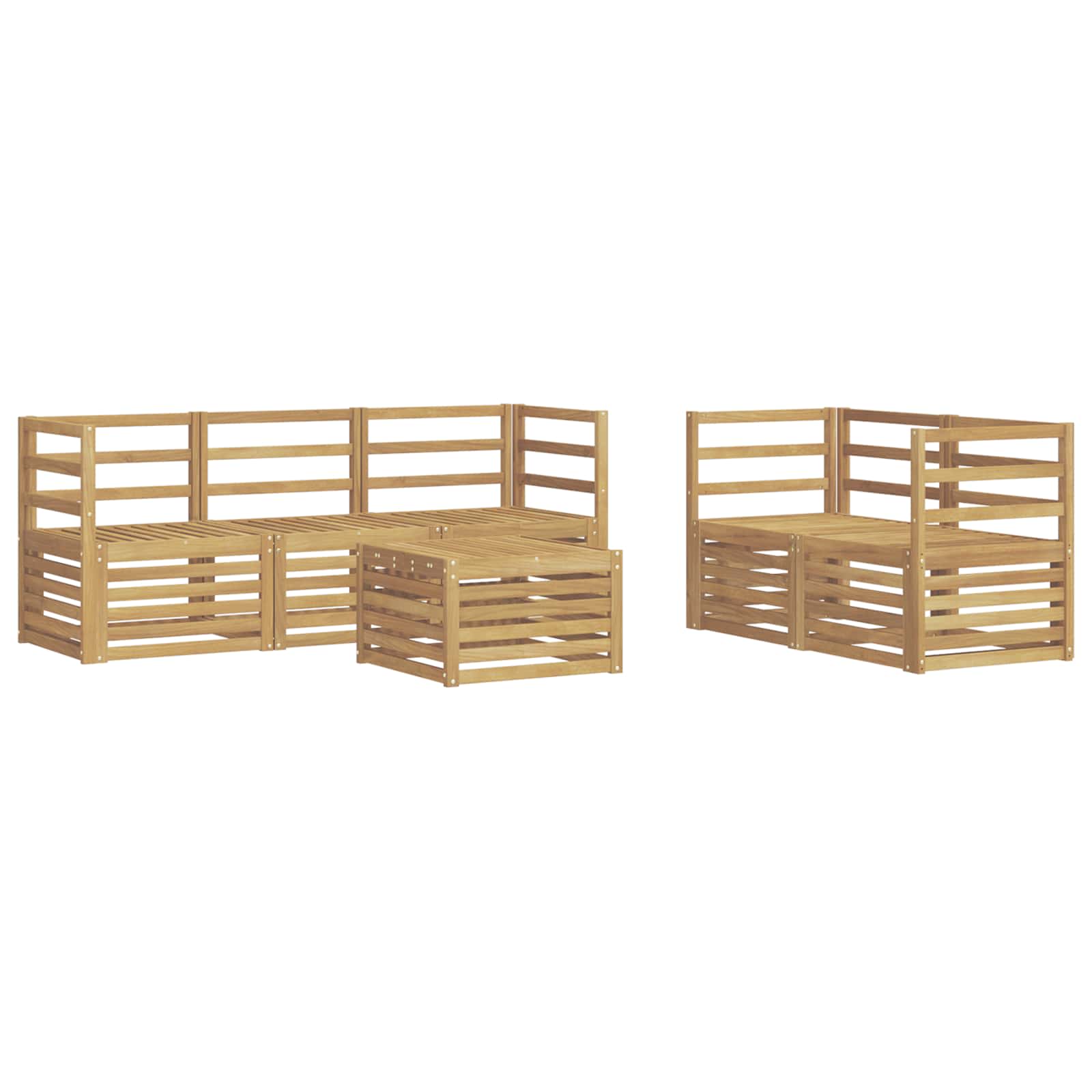 Sofa-Sets Massief Acaciahout image 2