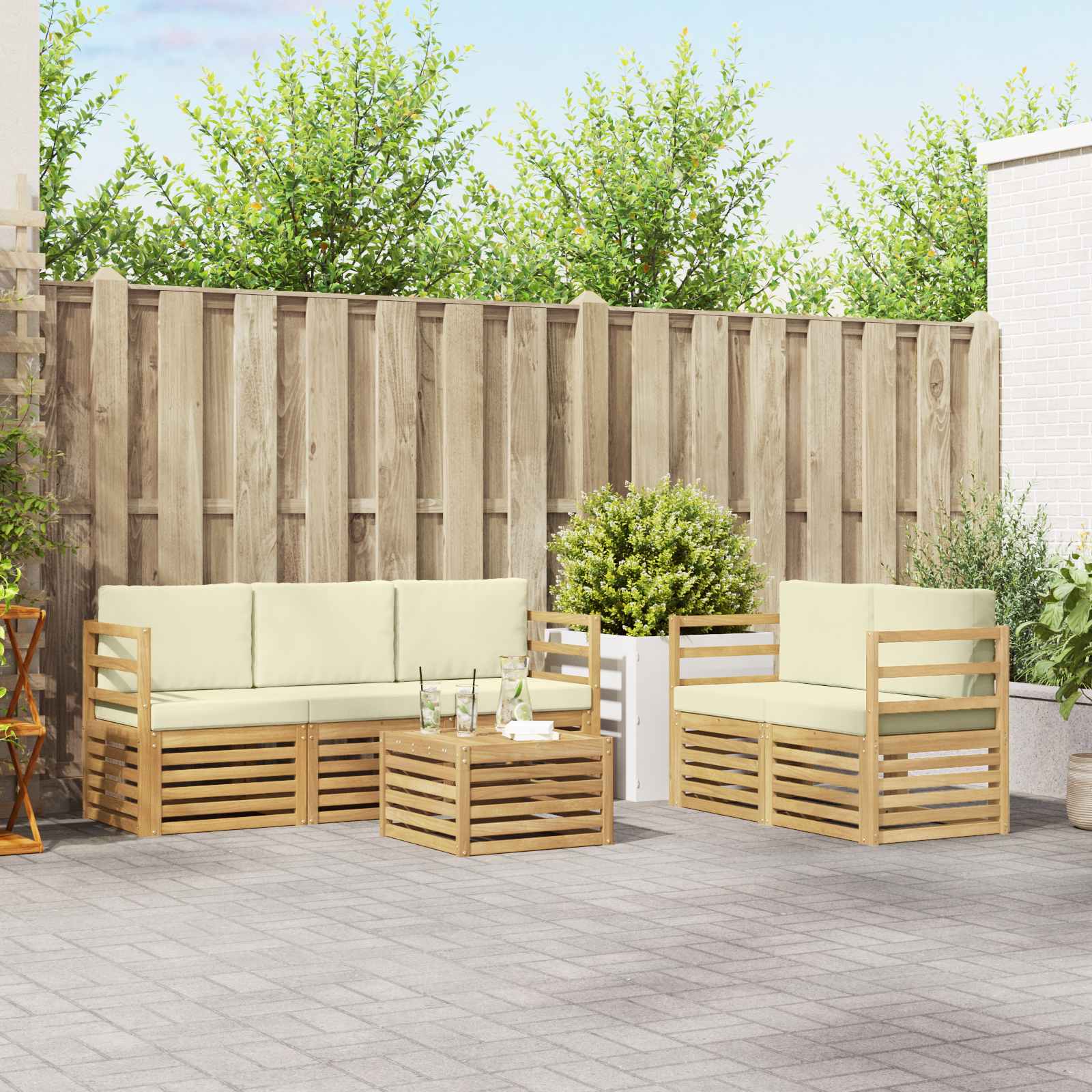 Sofa-Sets Massief Acaciahout image 1