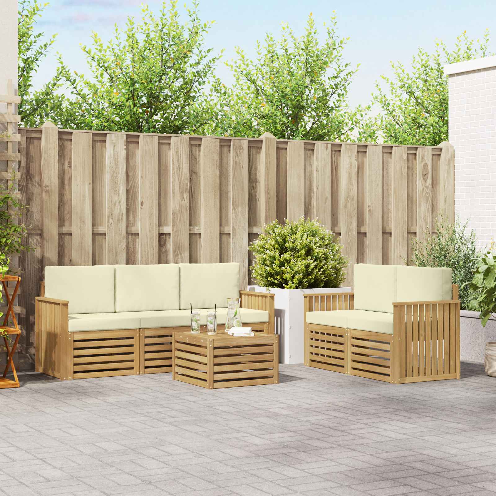 Sofa-Sets Massief Acaciahout image 1