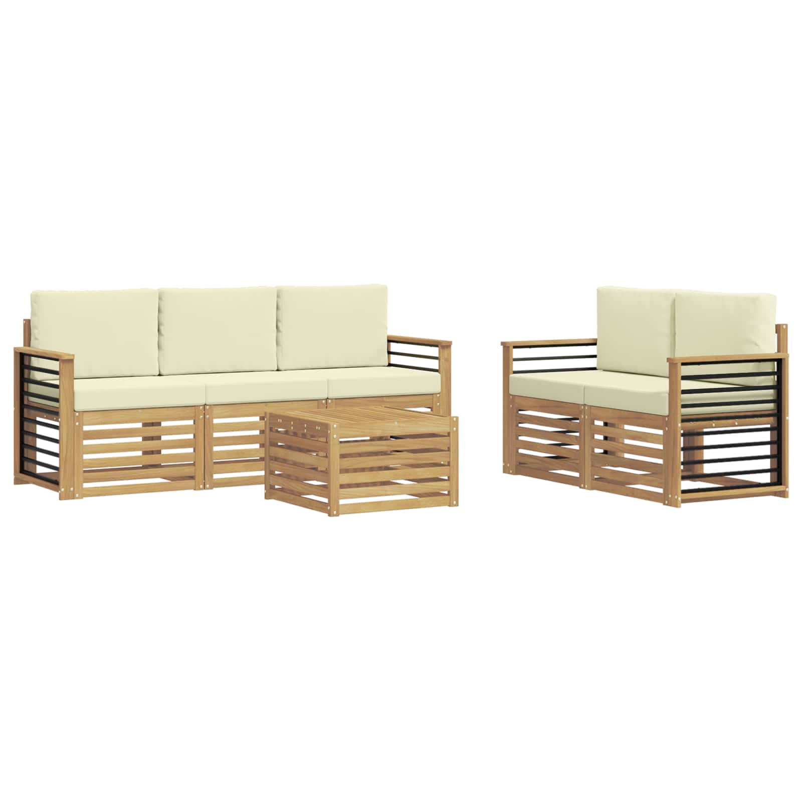 Sofa-Sets Massief Acaciahout image 2