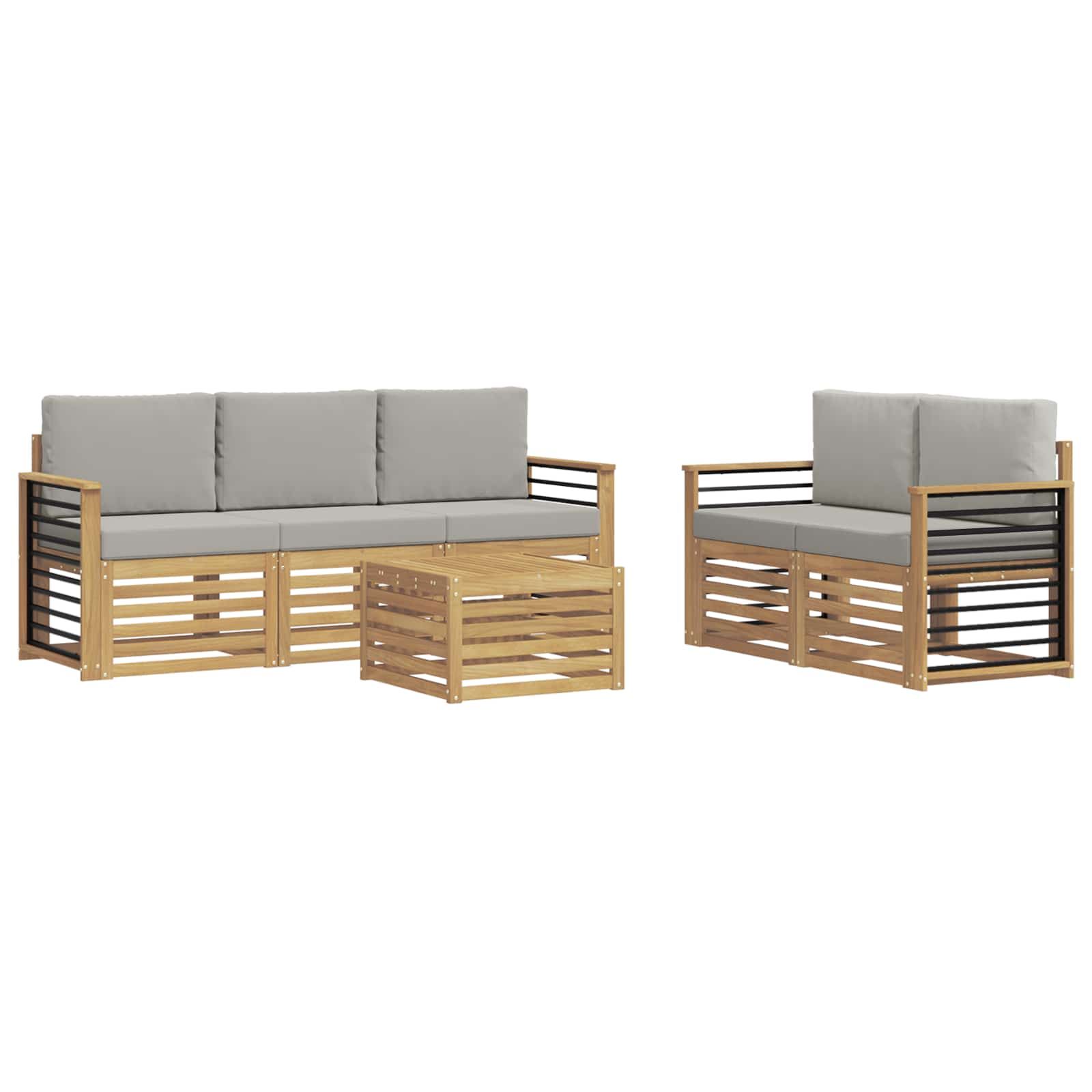 Sofa-Sets Massief Acaciahout image 2