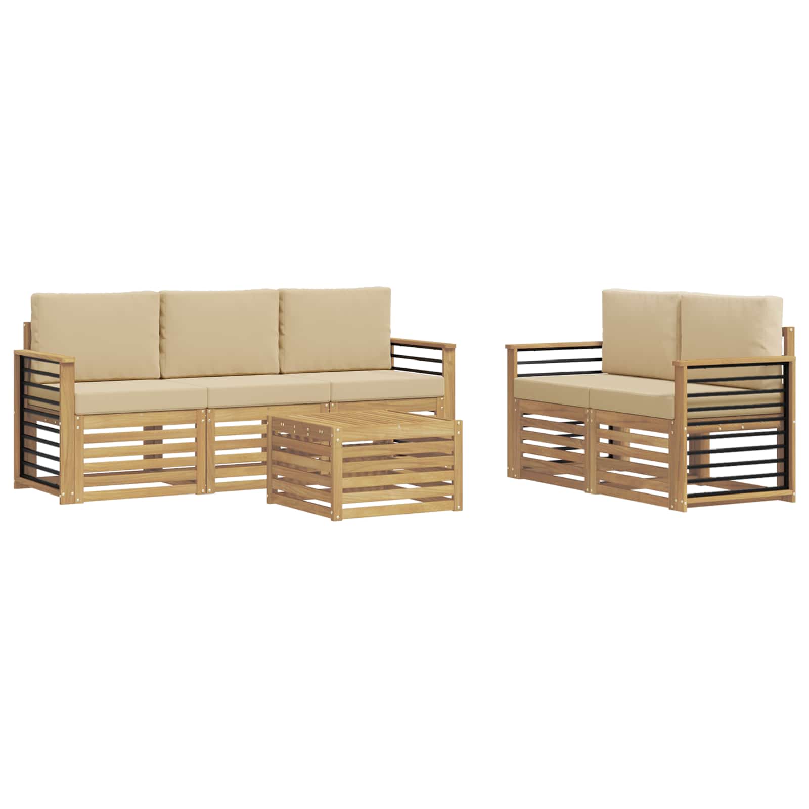 Sofa-Sets Massief Acaciahout image 2