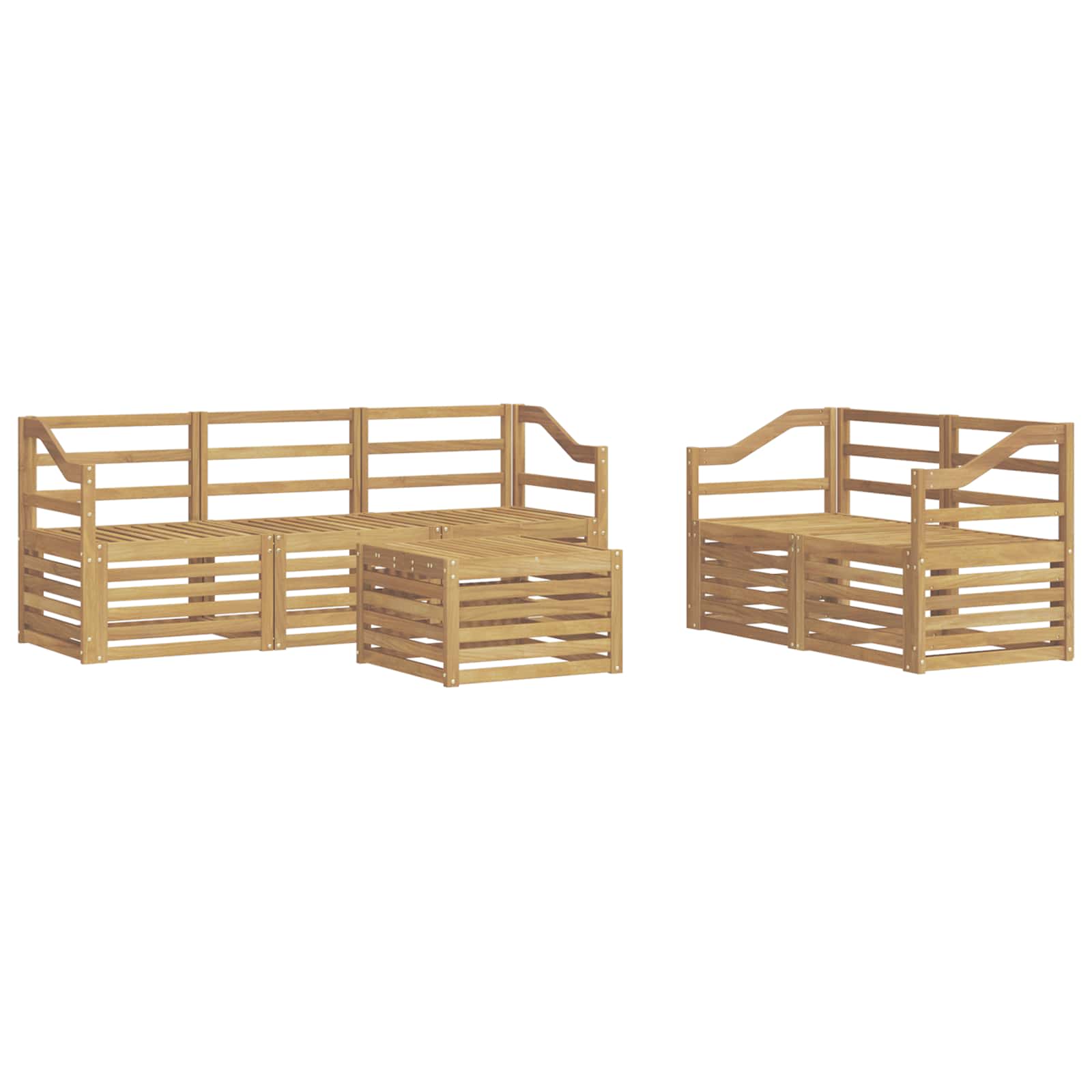 Sofa-Sets Massief Acaciahout image 2