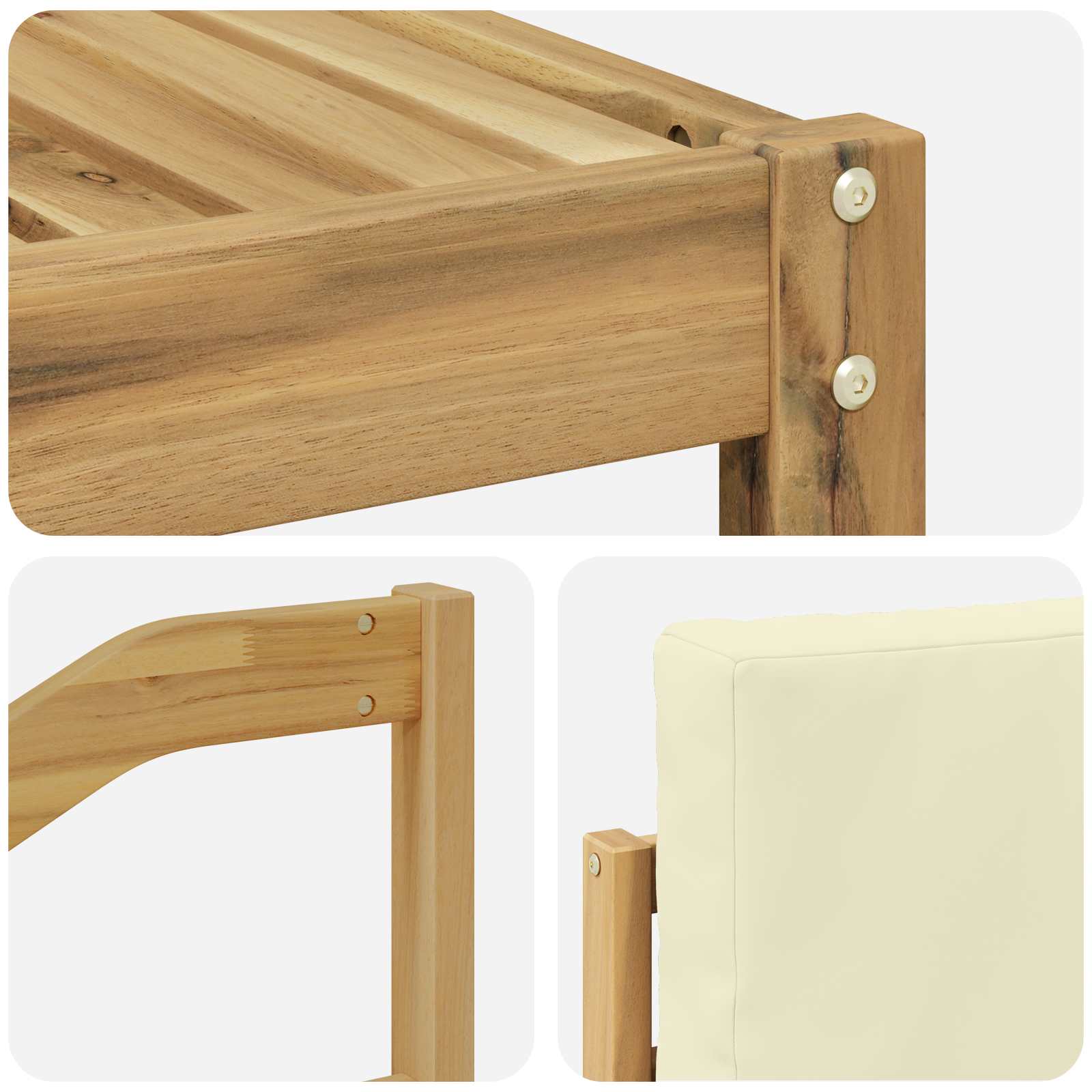 Sofa-Sets Massief Acaciahout image 5