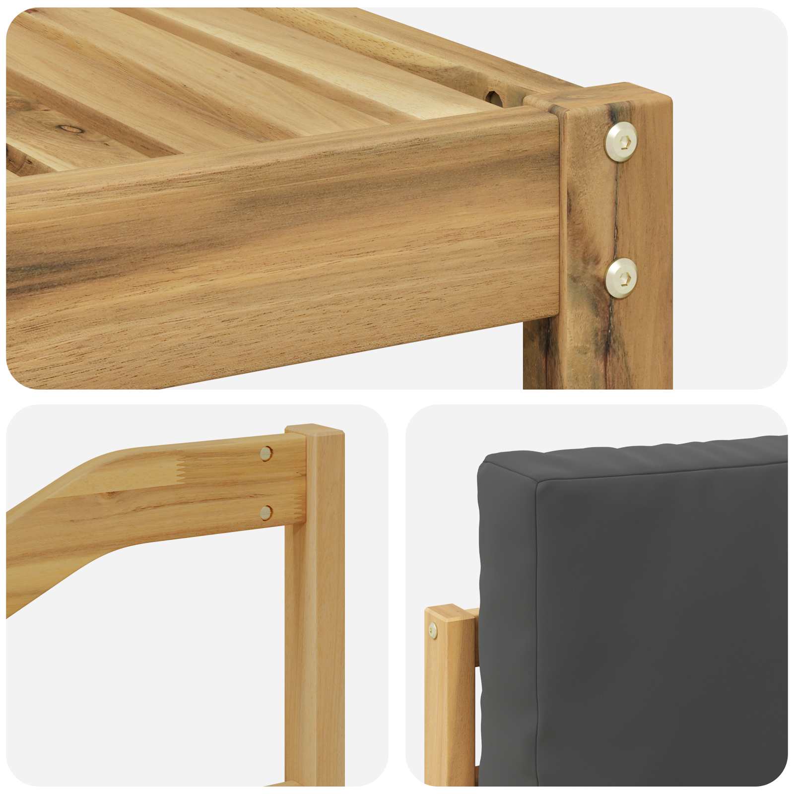 Sofa-Sets Massief Acaciahout image 5