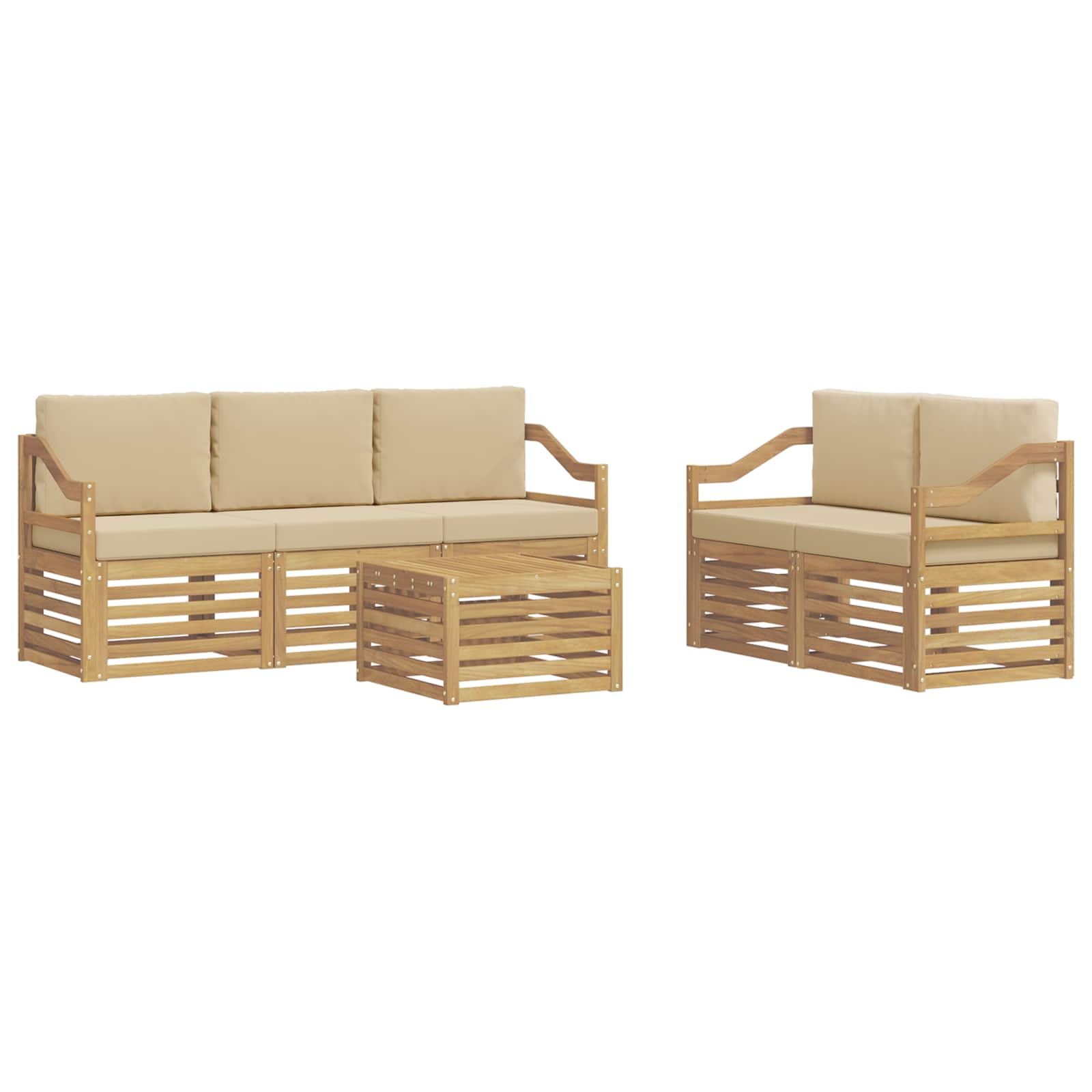 Sofa-Sets Massief Acaciahout image 2