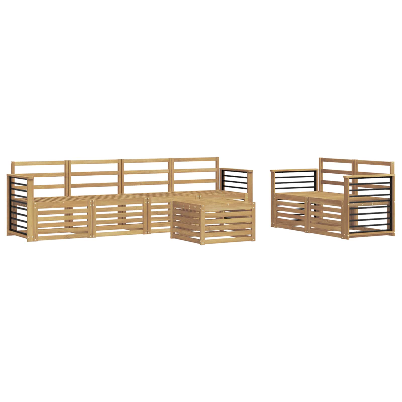 Sofa-Sets Massief Acaciahout image 2