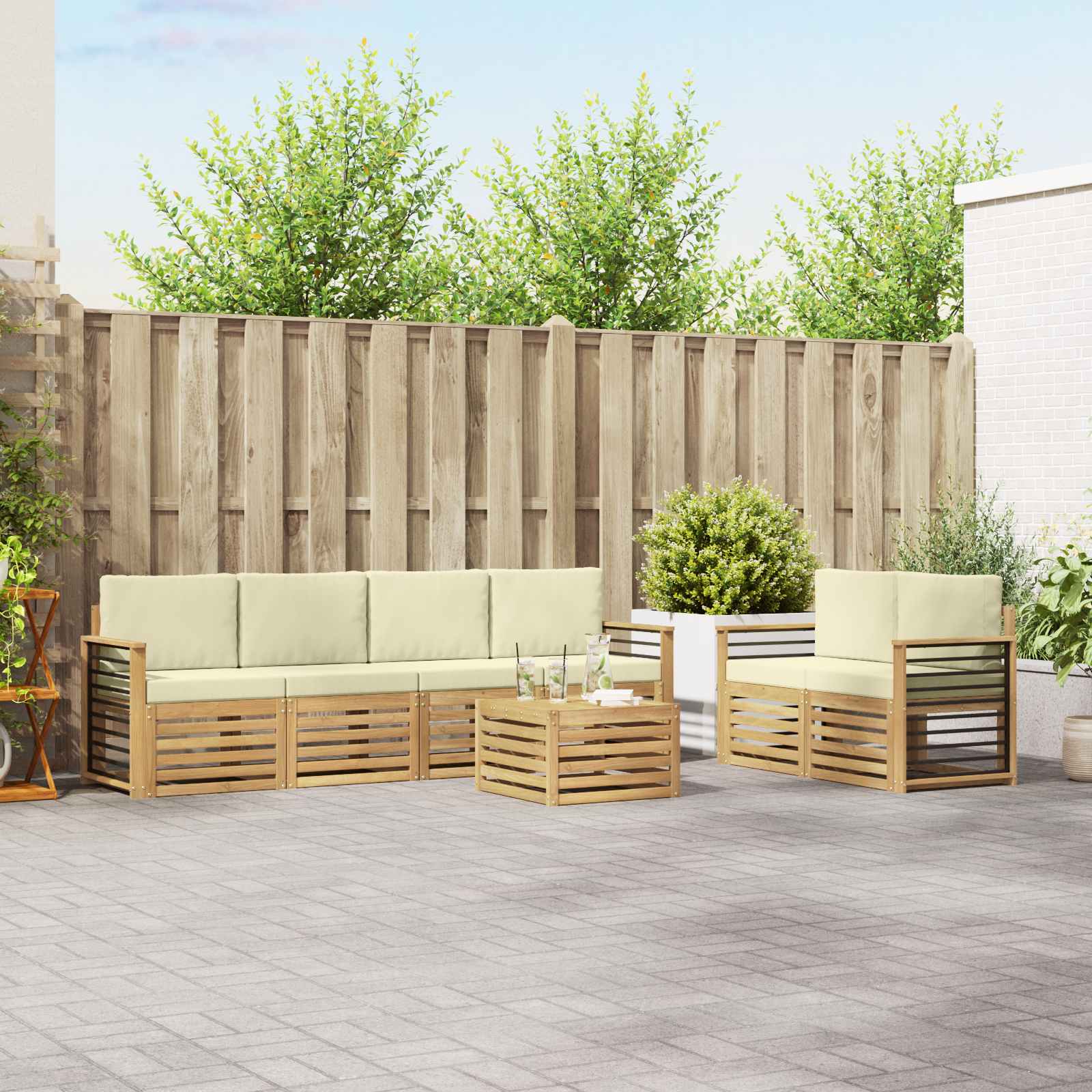 Sofa-Sets Massief Acaciahout image 1