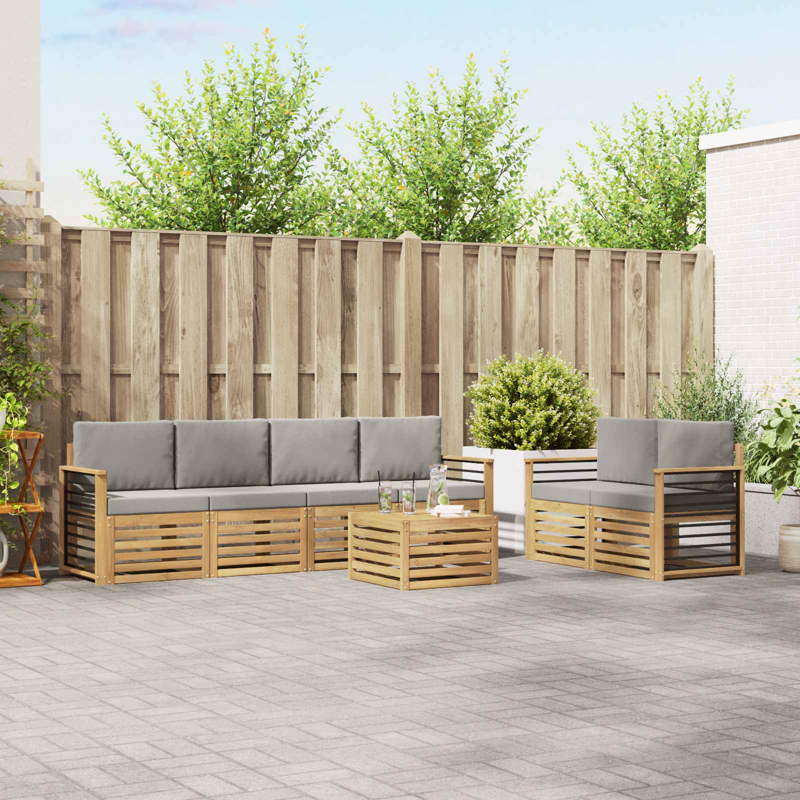 Sofa-Sets Massief Acaciahout image 1