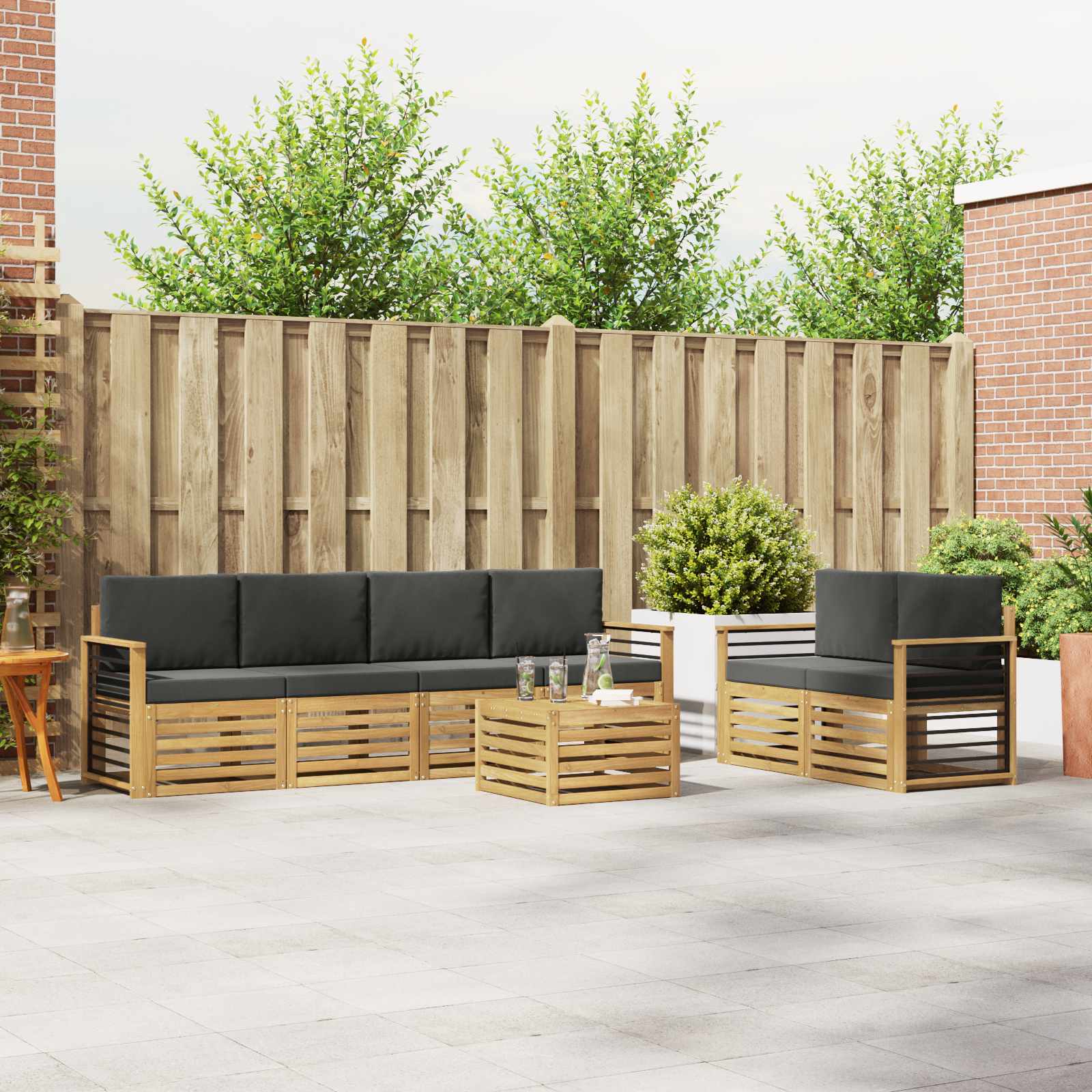 Sofa-Sets Massief Acaciahout image 1