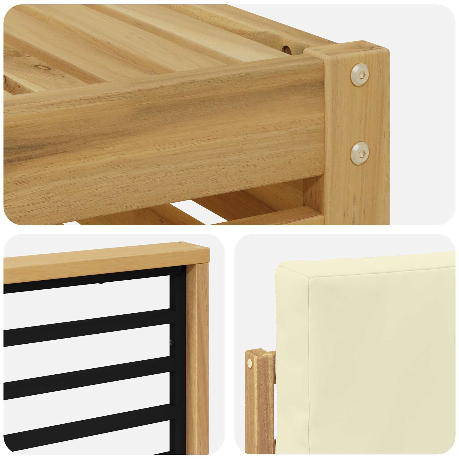 Sofa-Sets Massief Acaciahout image 6