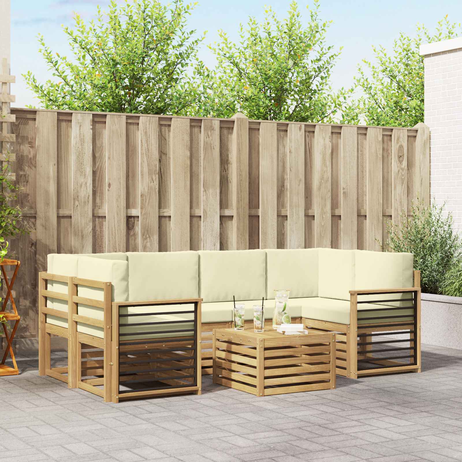 Sofa-Sets Massief Acaciahout image 1