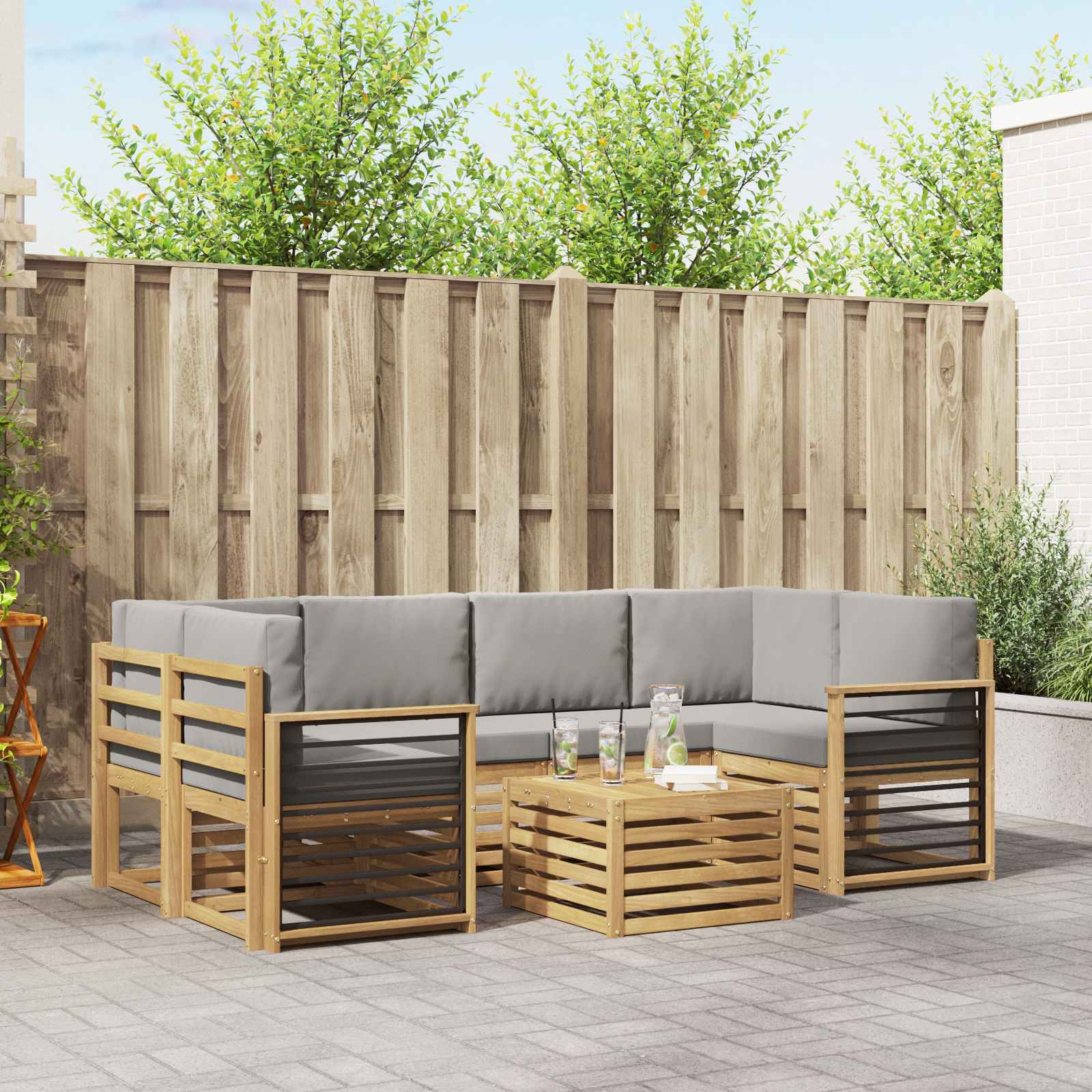 Sofa-Sets Massief Acaciahout image 1