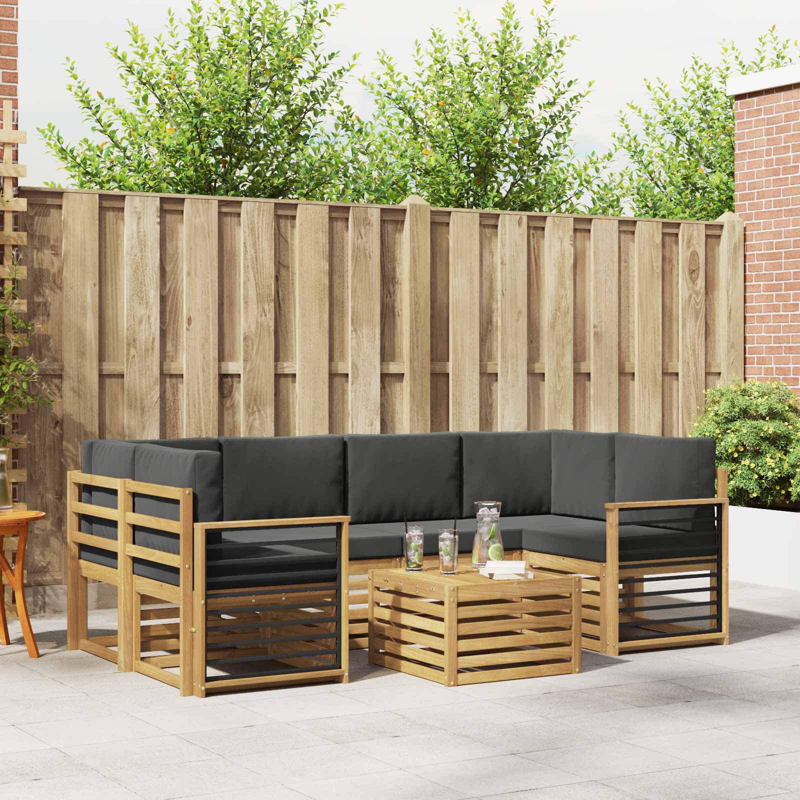 Sofa-Sets Massief Acaciahout image 1