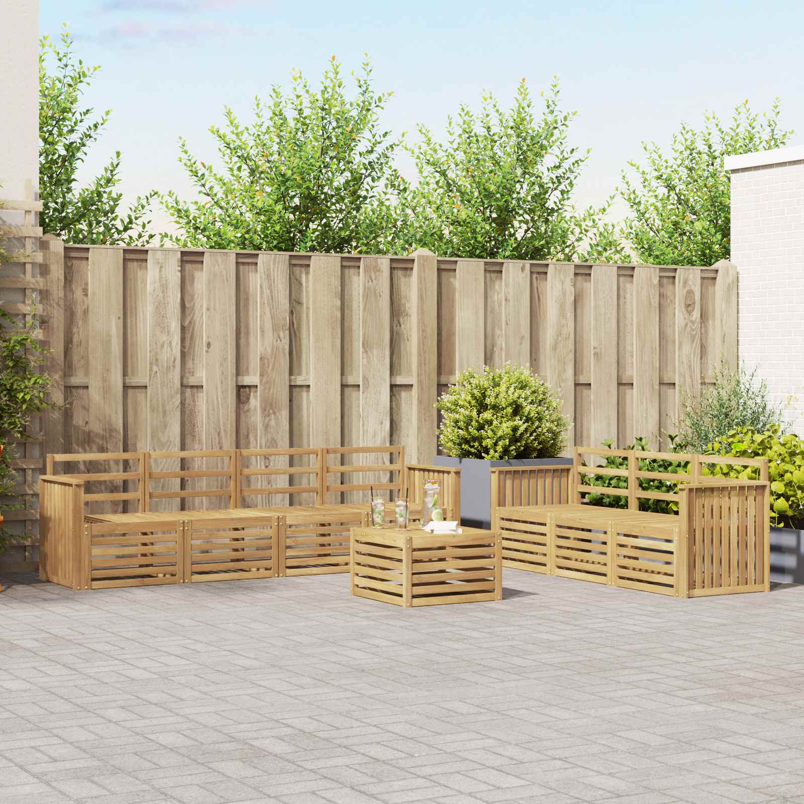Sofa-Sets Massief Acaciahout image 1