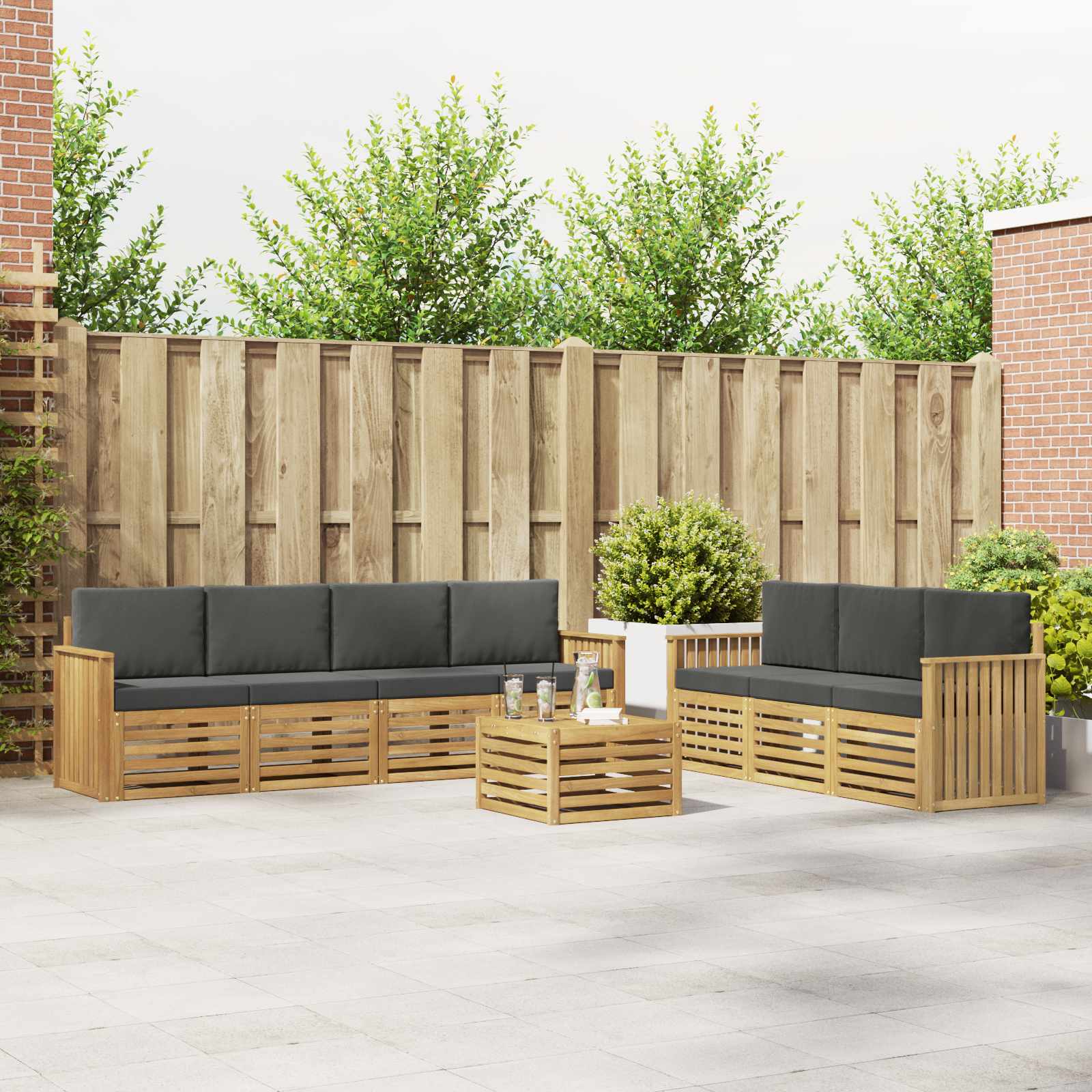Sofa-Sets Massief Acaciahout image 1