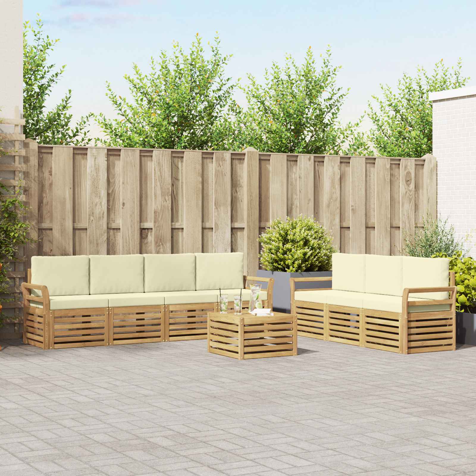 Sofa-Sets Massief Acaciahout image 1