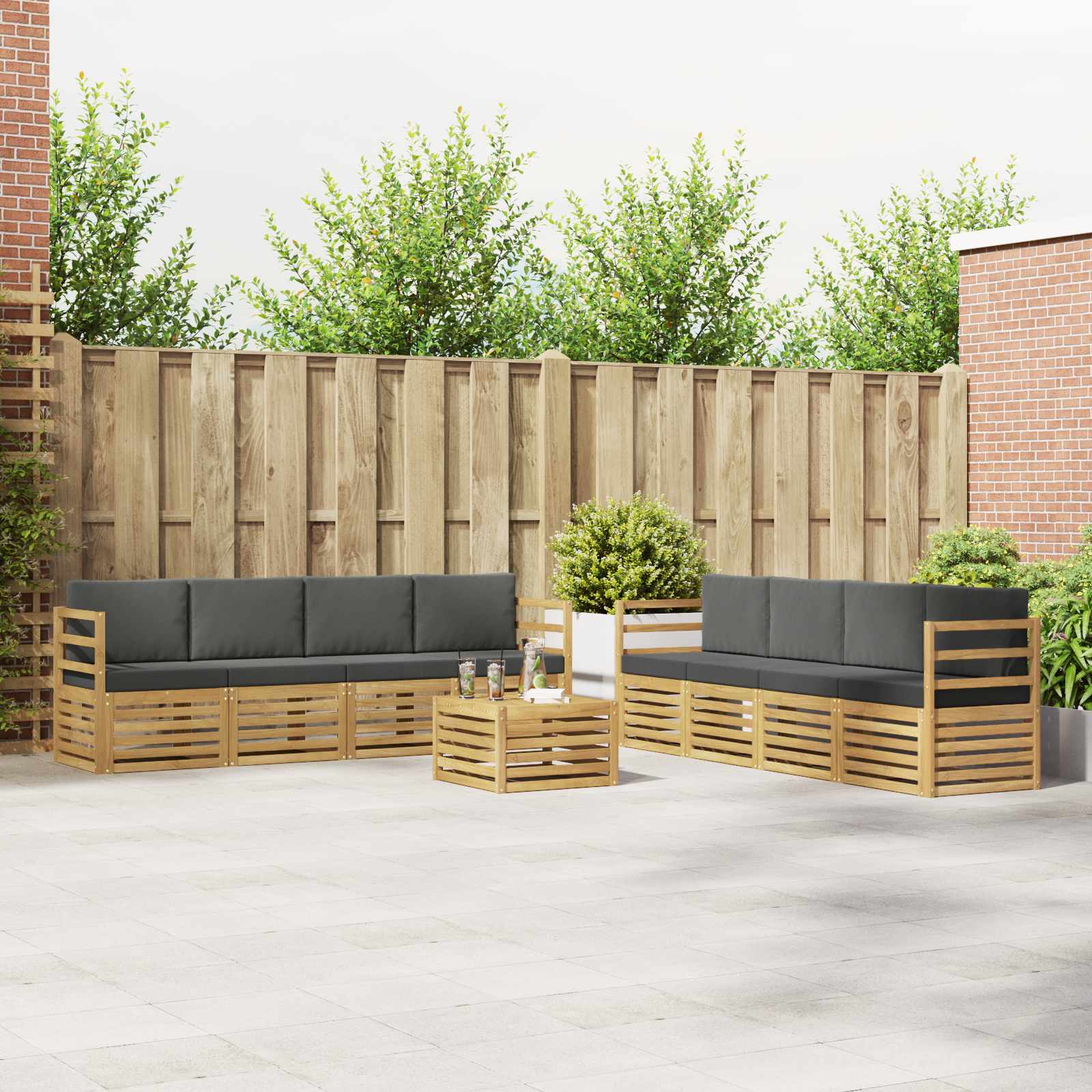 Sofa-Sets Massief Acaciahout image 1
