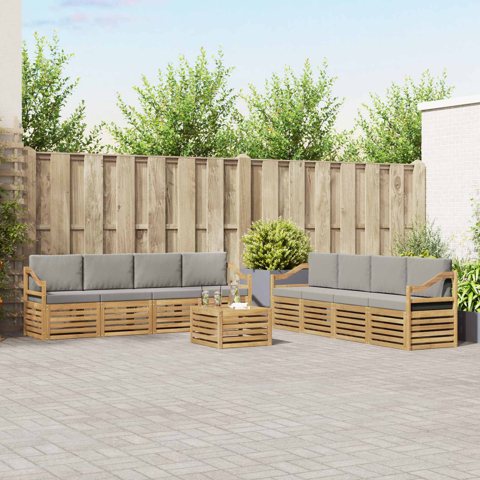 Sofa-Sets Massief Acaciahout image 1