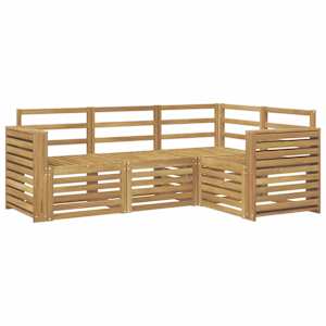 Sedací soupravy 4 pcs Bílá 191 x 132,5 x 73 cm - obrázek 2