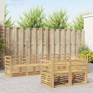 Venkovní pohovková souprava 8 pcs Bílá 304 x 126,5 x 73 cm - obrázek 1