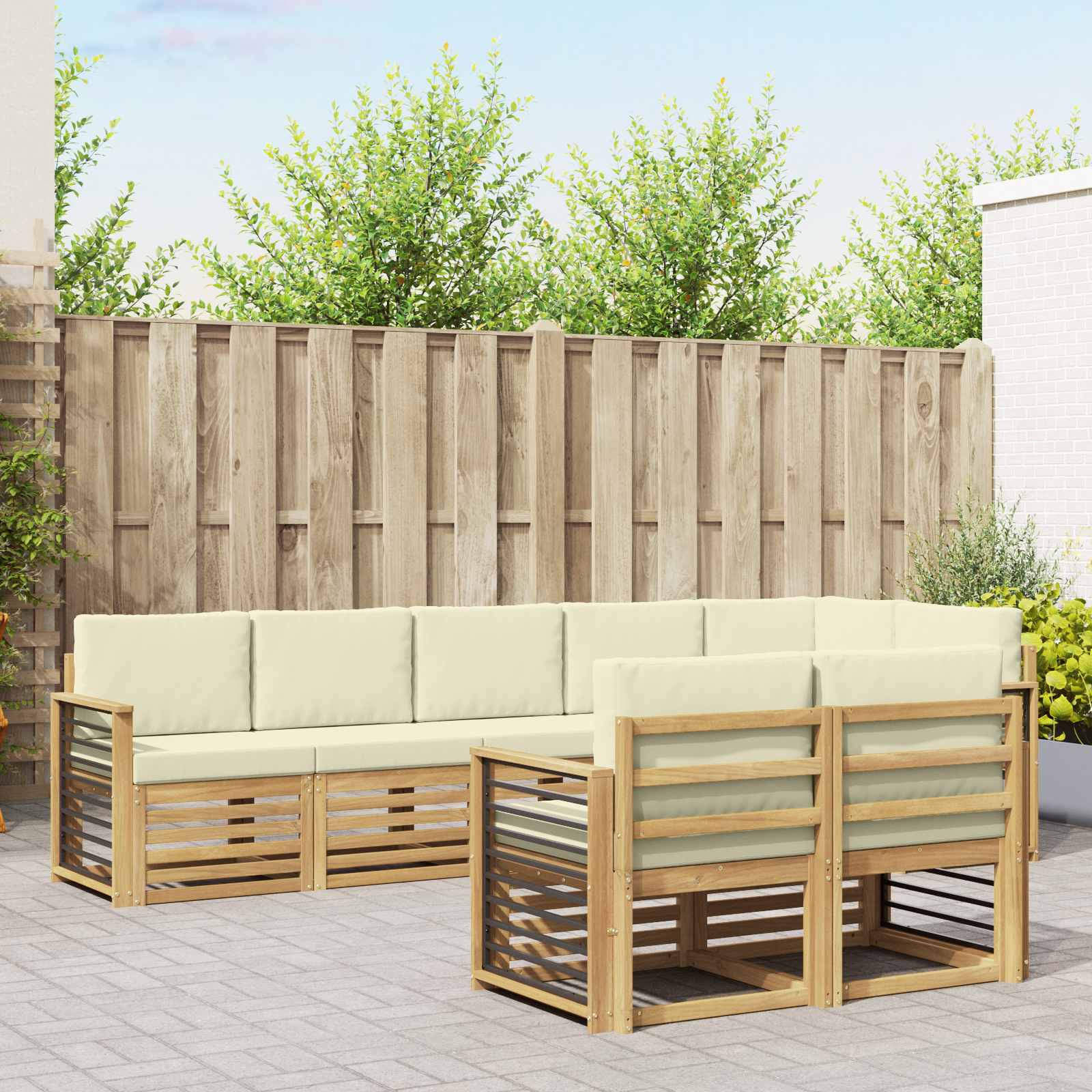 Sofa-Sets Massief Acaciahout image 1