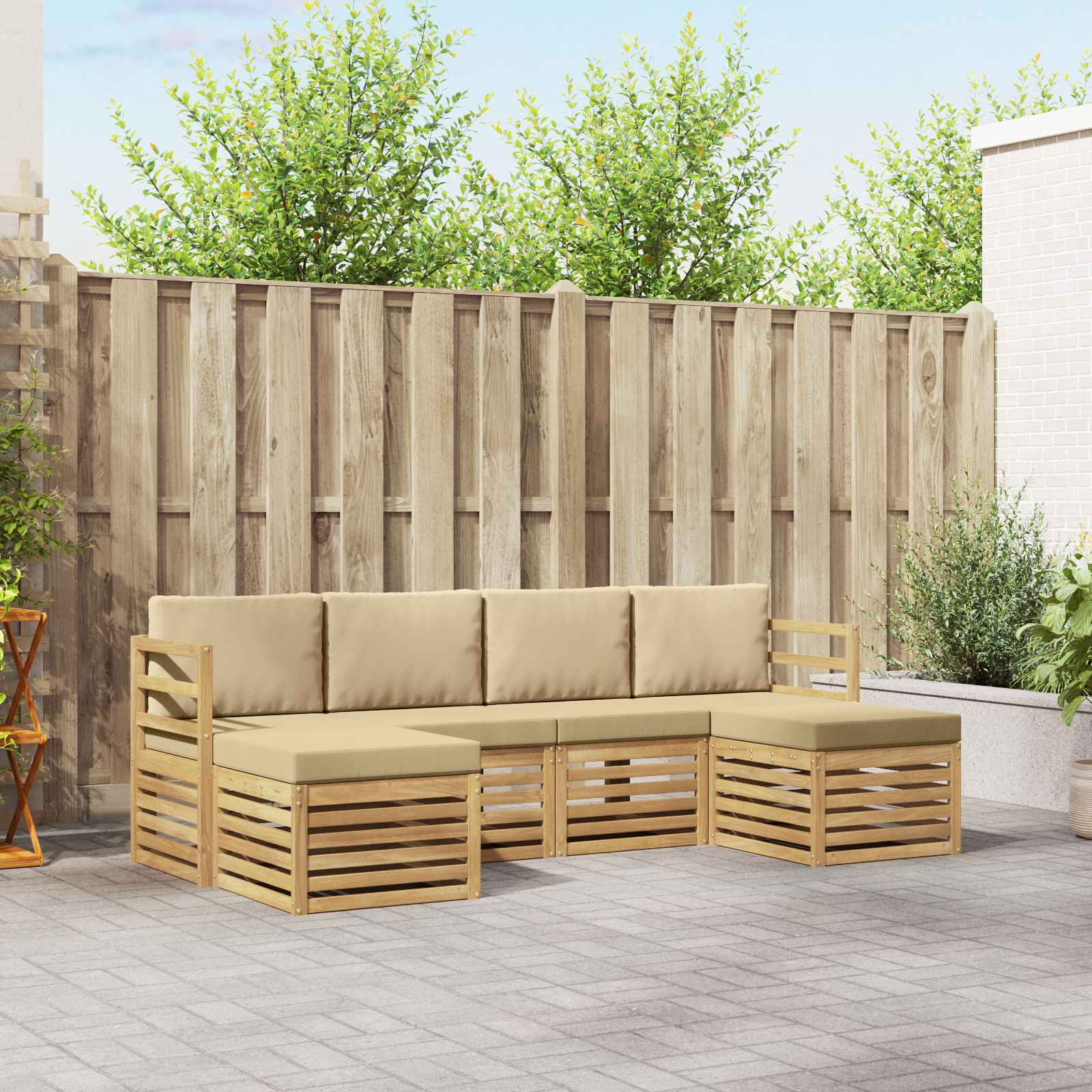 Sofa-Sets Massief Acaciahout image 1