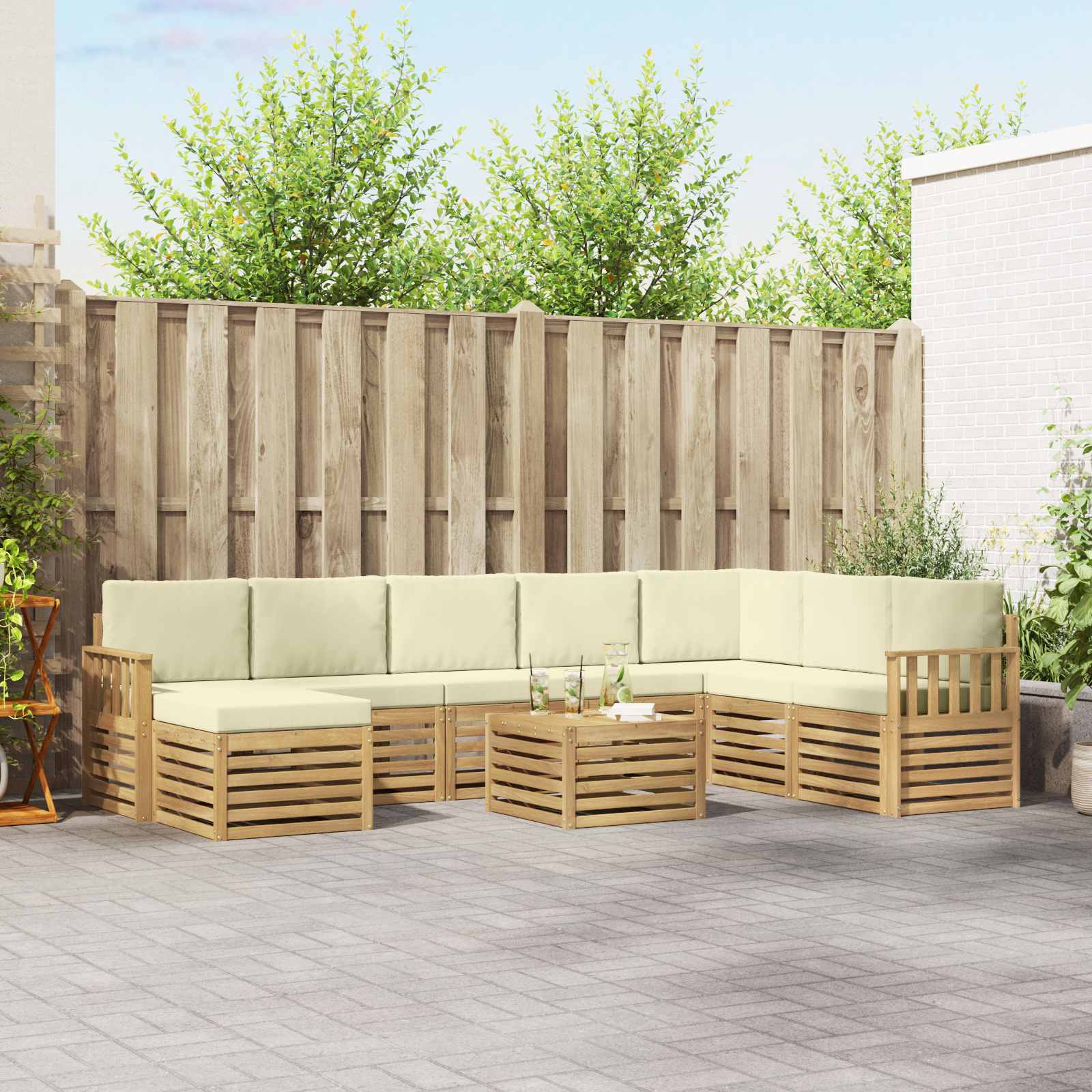 Sofa-Sets Massief Acaciahout image 1