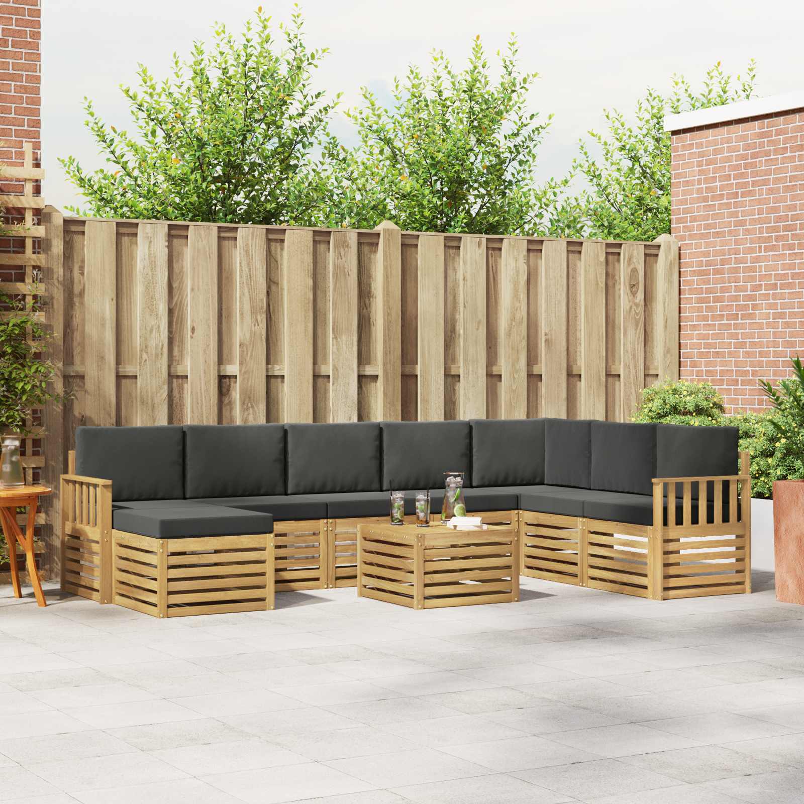 Sofa-Sets Massief Acaciahout image 1
