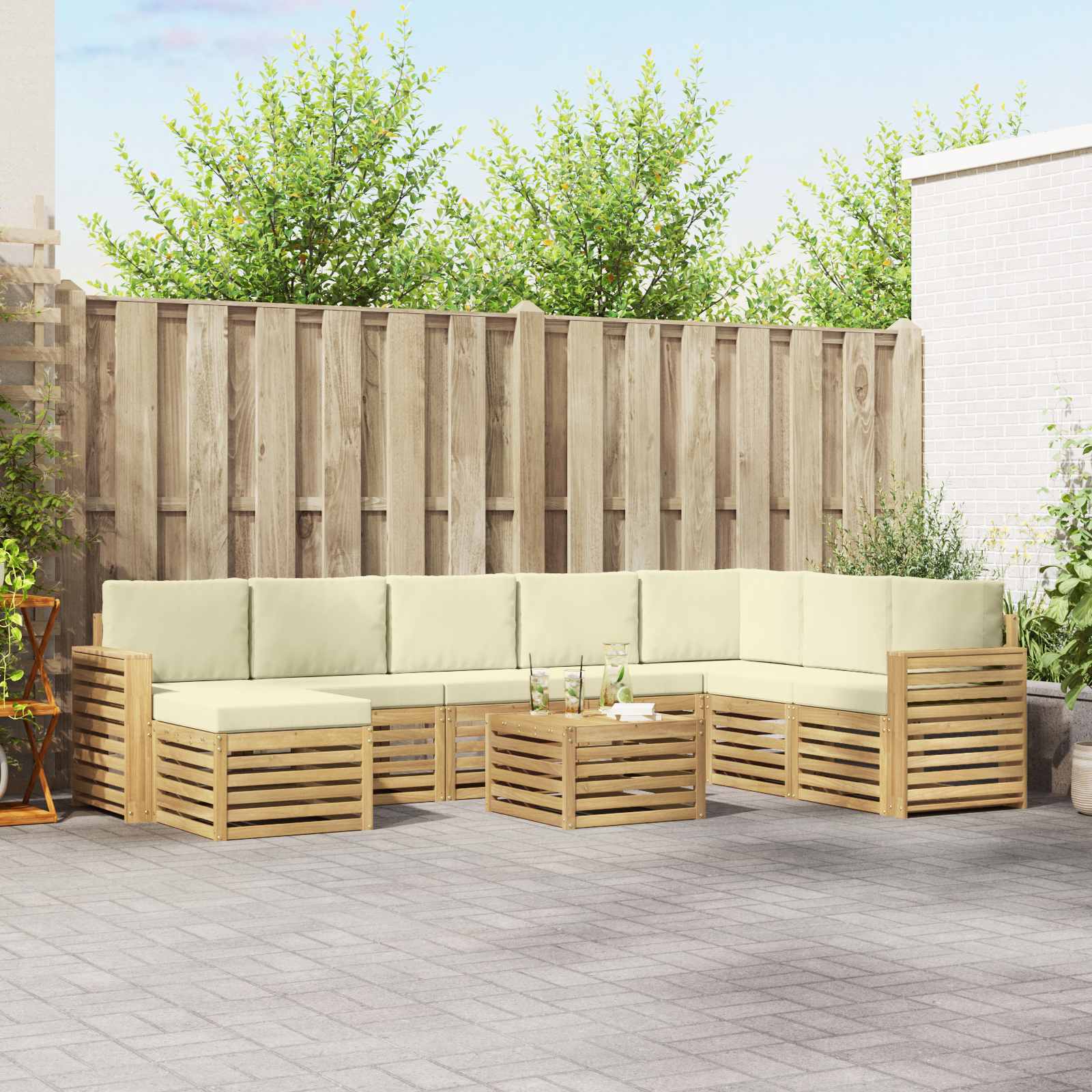 Sofa-Sets Massief Acaciahout image 1