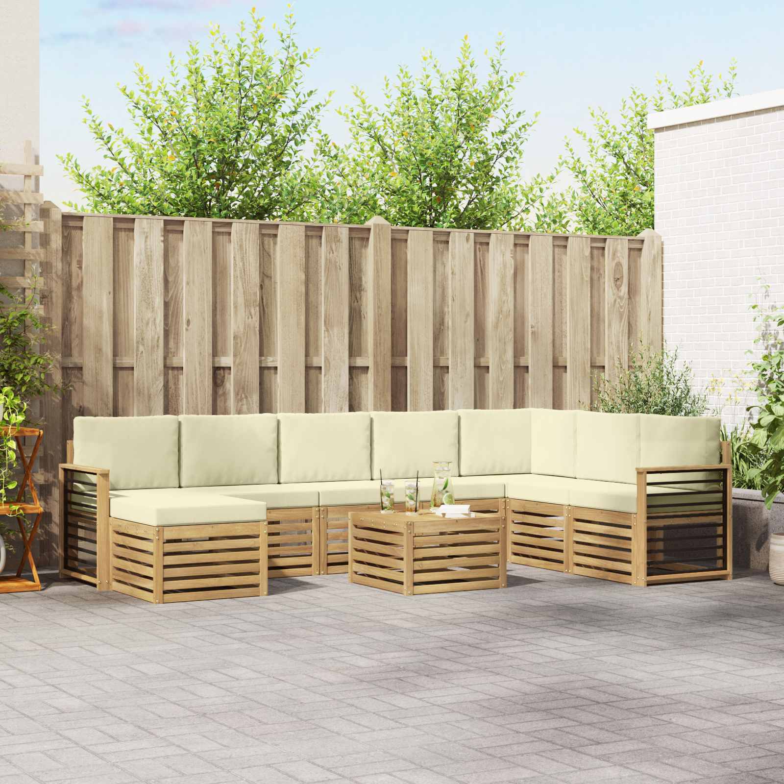Sofa-Sets Massief Acaciahout image 1