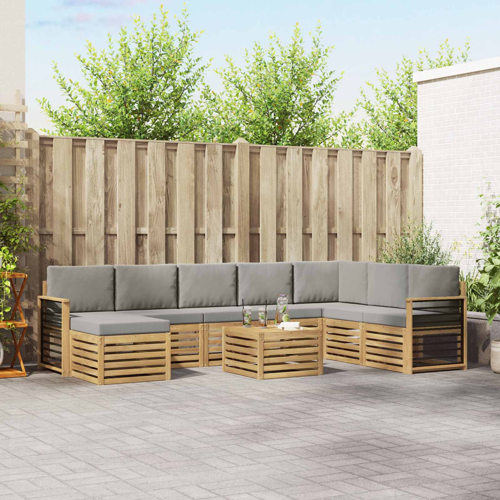 Sofa-Sets Massief Acaciahout image 1