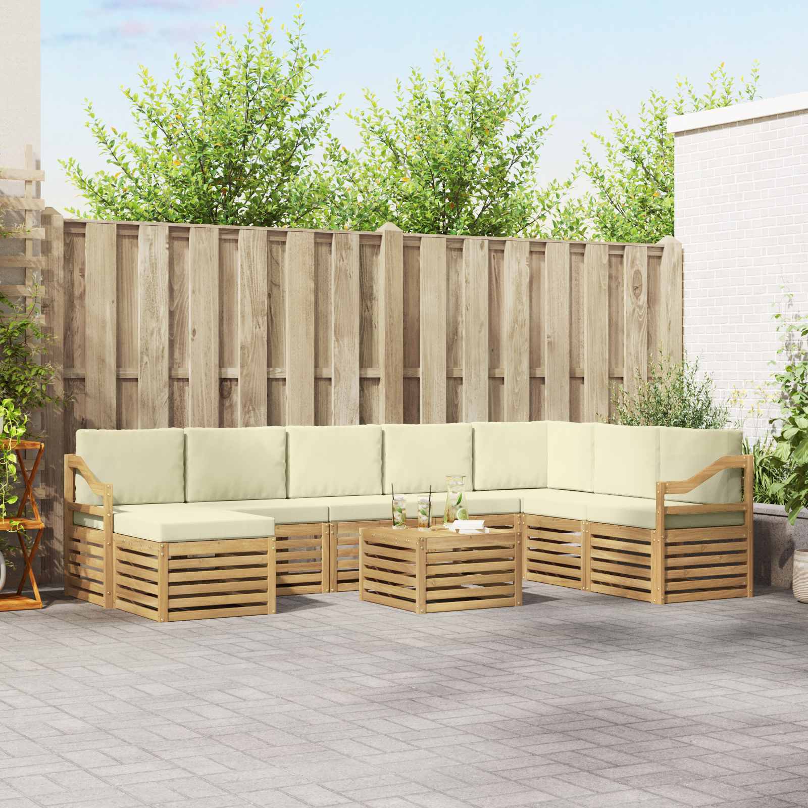 Sofa-Sets Massief Acaciahout image 1