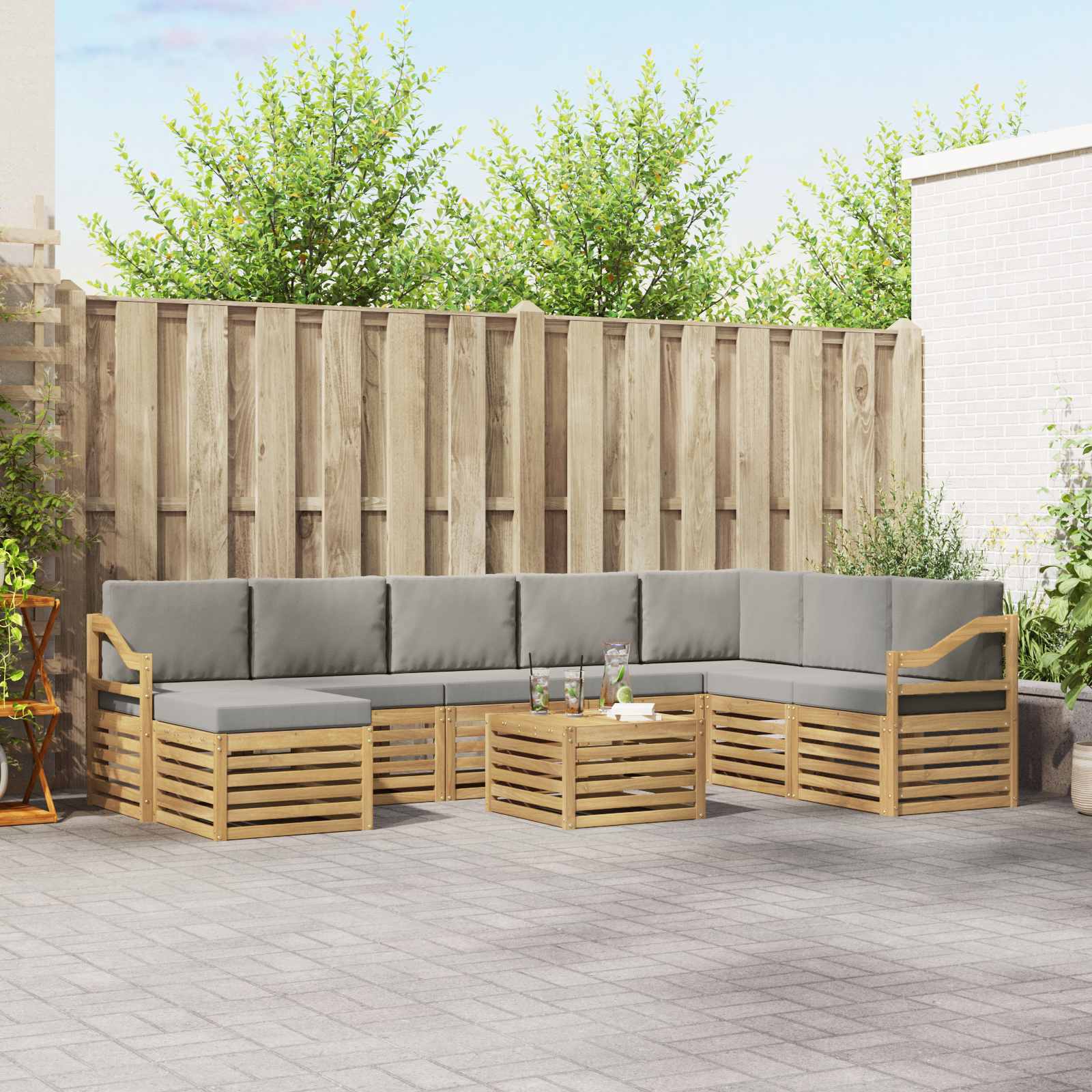 Sofa-Sets Massief Acaciahout image 1