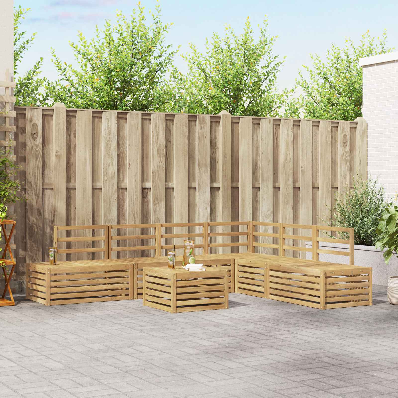 vidaXL Seturi de canapele 6 Bucată 59 x 59 x 37 cm