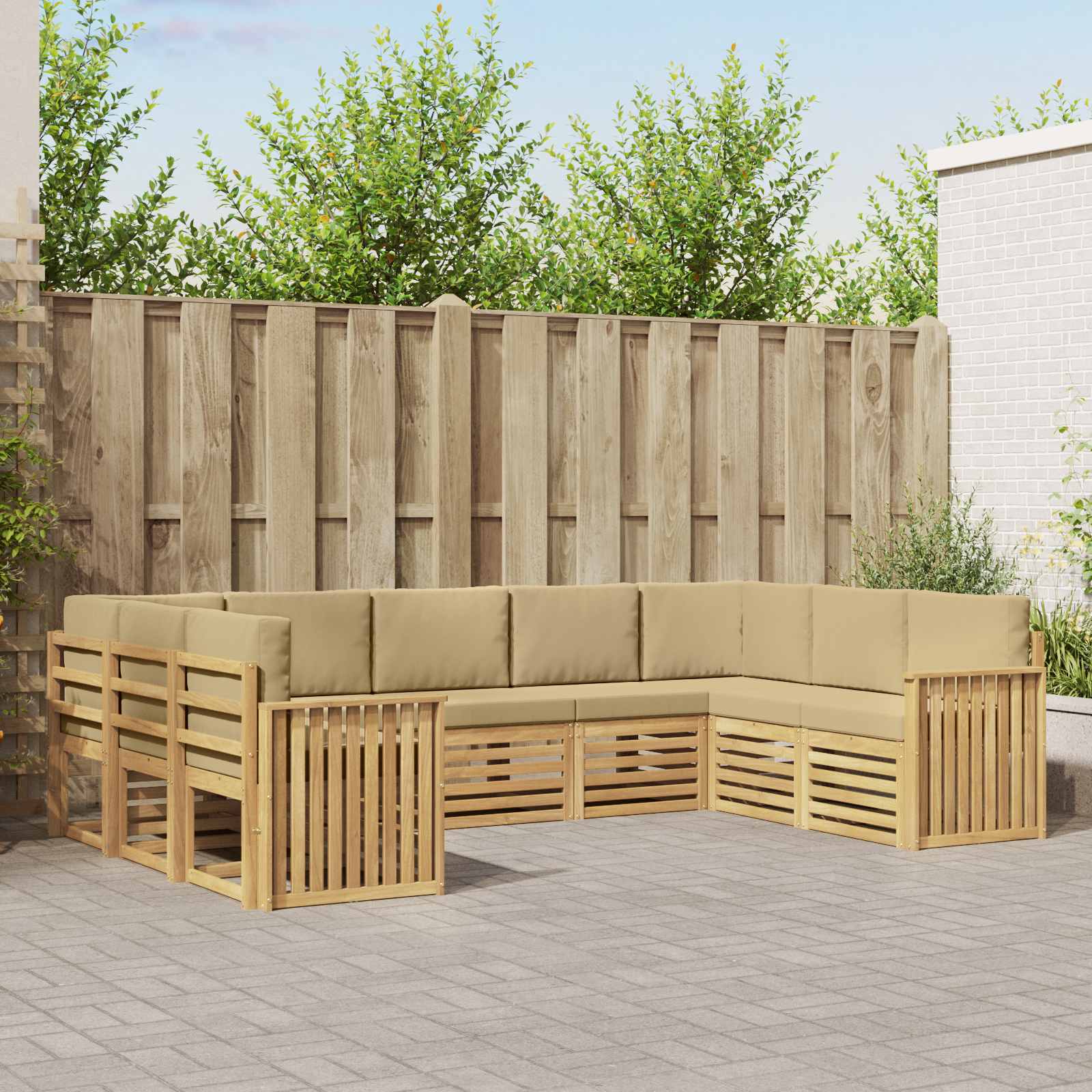 Sofa-Sets Massief Acaciahout image 1