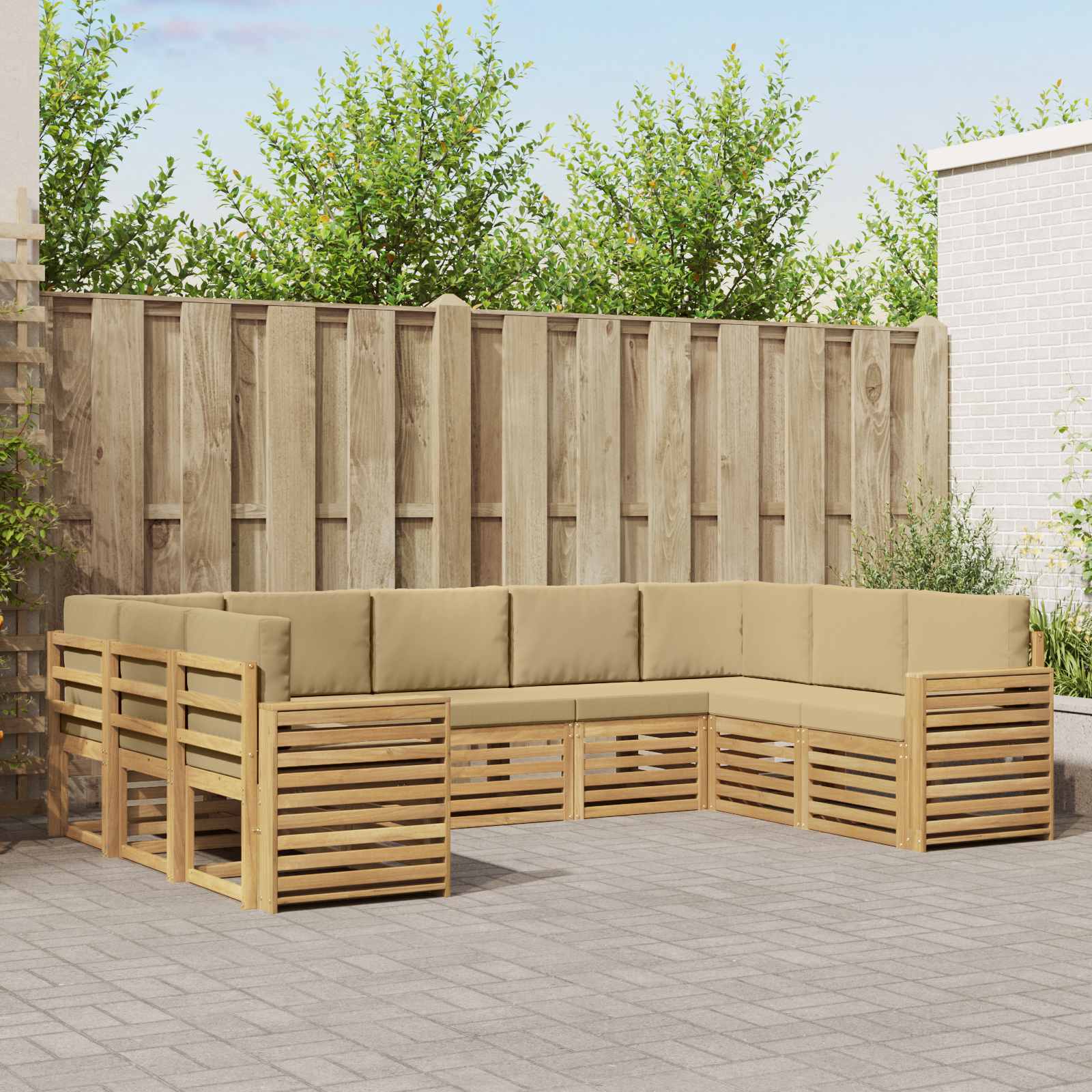 Sofa-Sets Massief Acaciahout image 1