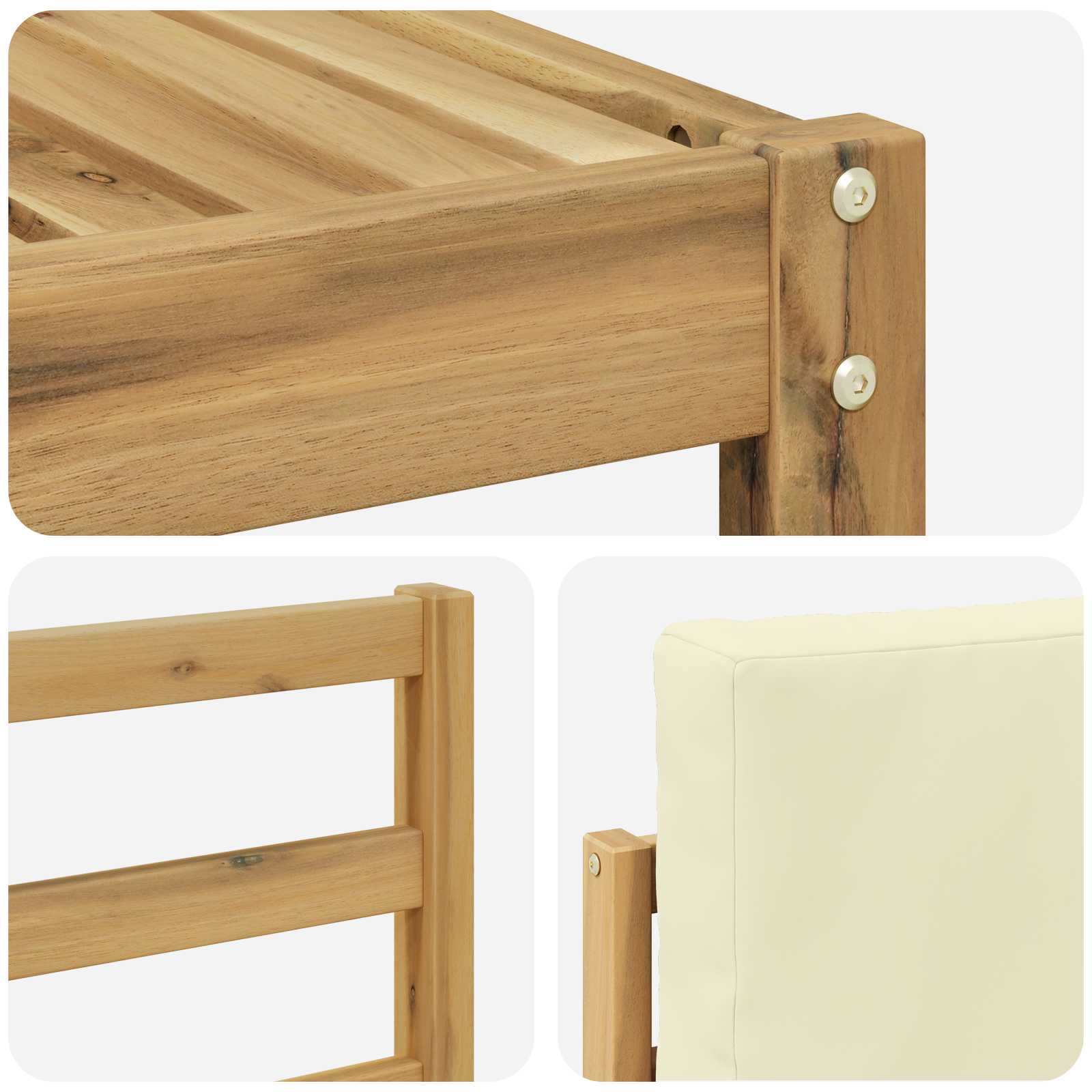 Sofa-Sets Massief Acaciahout image 6