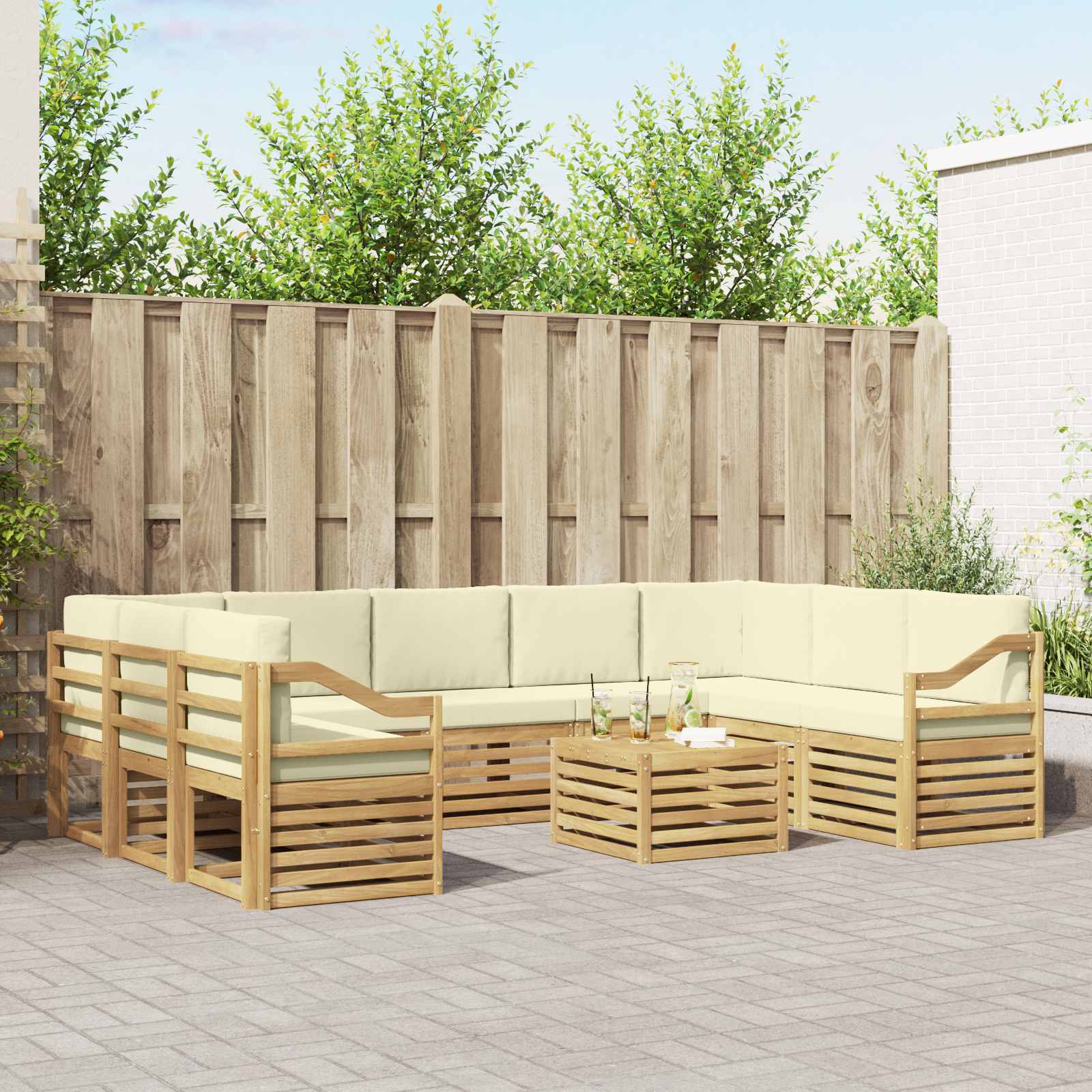 Sofa-Sets Massief Acaciahout image 1