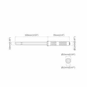 Konzole na floating polici 12 pcs Béžová Ø10 x 170 mm Ocel - obrázek 10