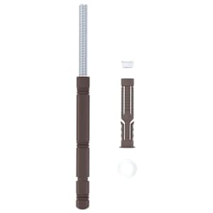 Konzole na floating polici 12 pcs Béžová Ø14 x 210 mm Ocel - obrázek 2