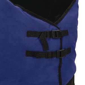 Deka pro koně Tmavě zelená a černá 105 cm Polyester - obrázek 7